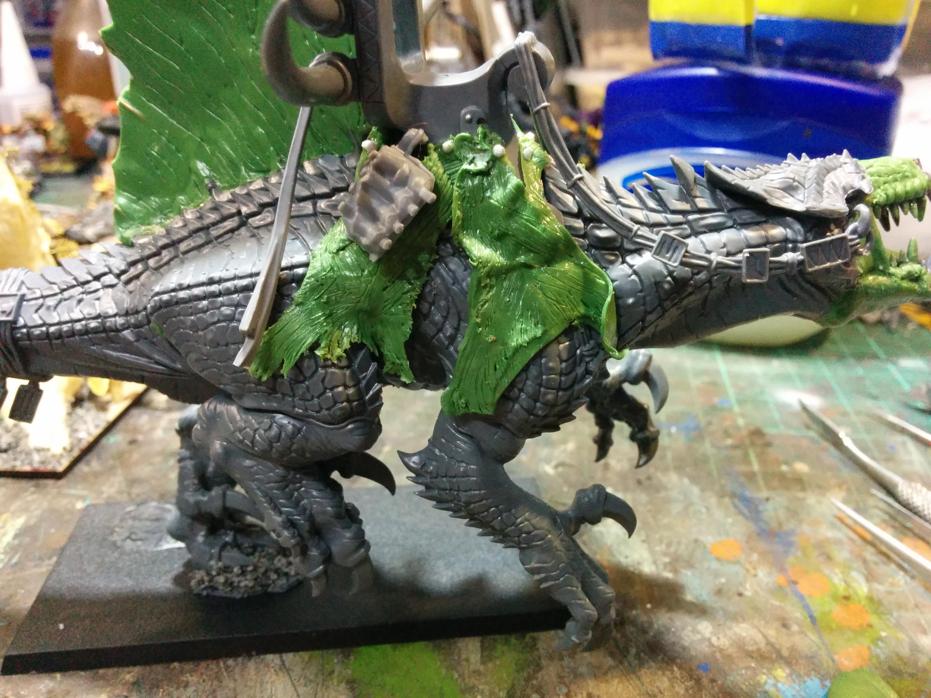 Spinosaur - Saddle furs and extras