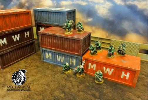 Orks, Shipping Containers, Terrain, Warhammer 40,000
