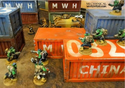 Astra Militarium, Kromlech, Orks, Shipping Containers, Terrain, Warhammer 40,000