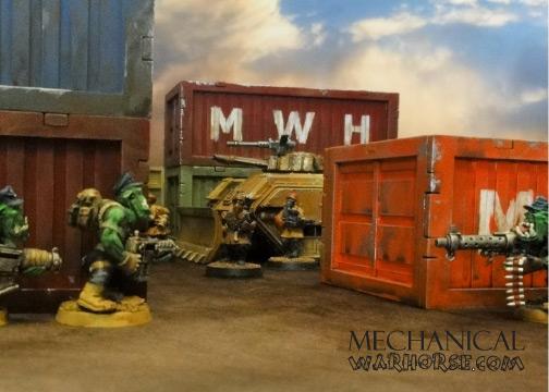 Astra Militarium, Kromlech, Orks, Shipping Containers, Terrain, Warhammer 40,000