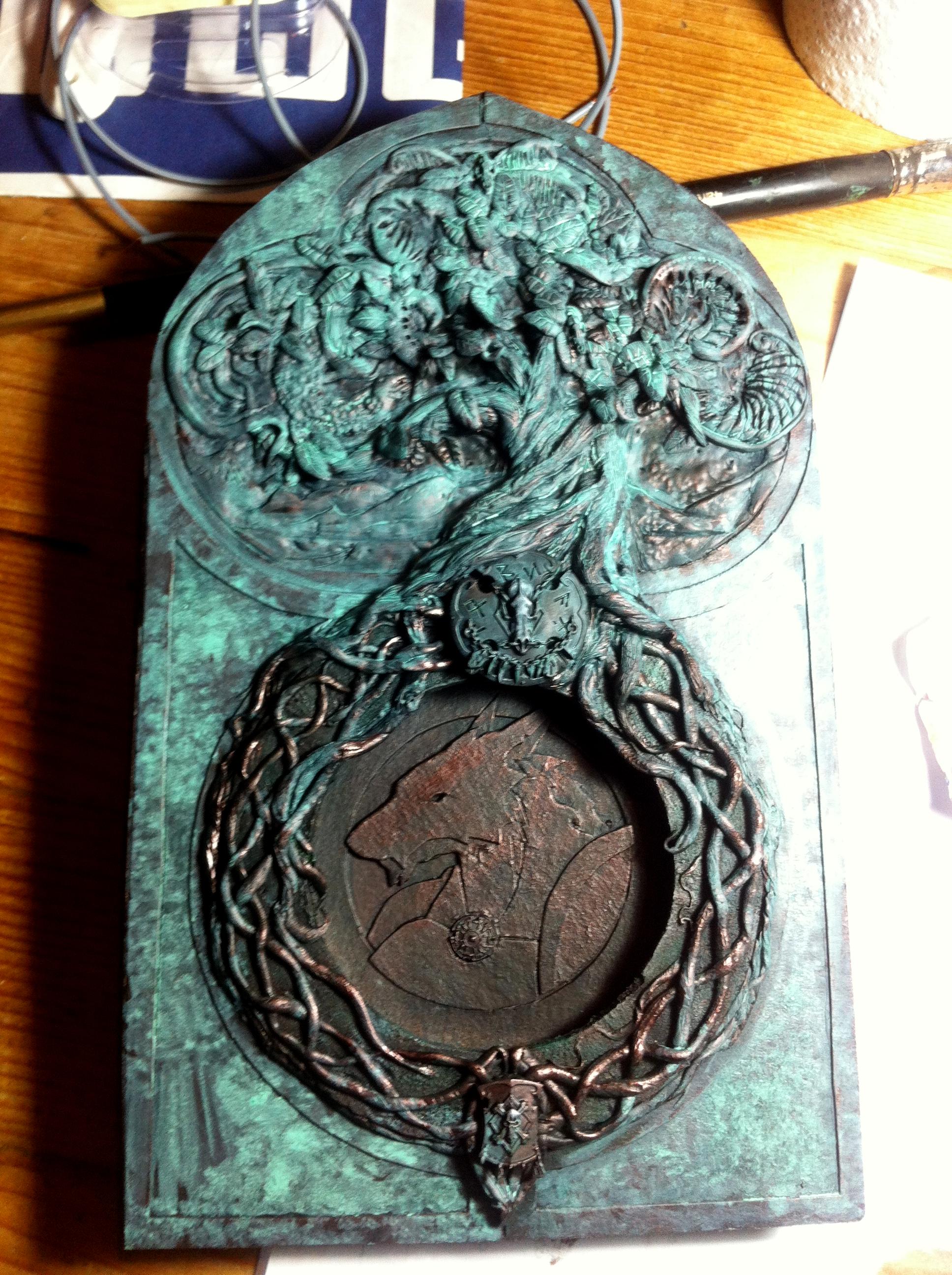 Battle, Board, Fortress, Space, Temple, Terrain, Wolves, Work In Progress