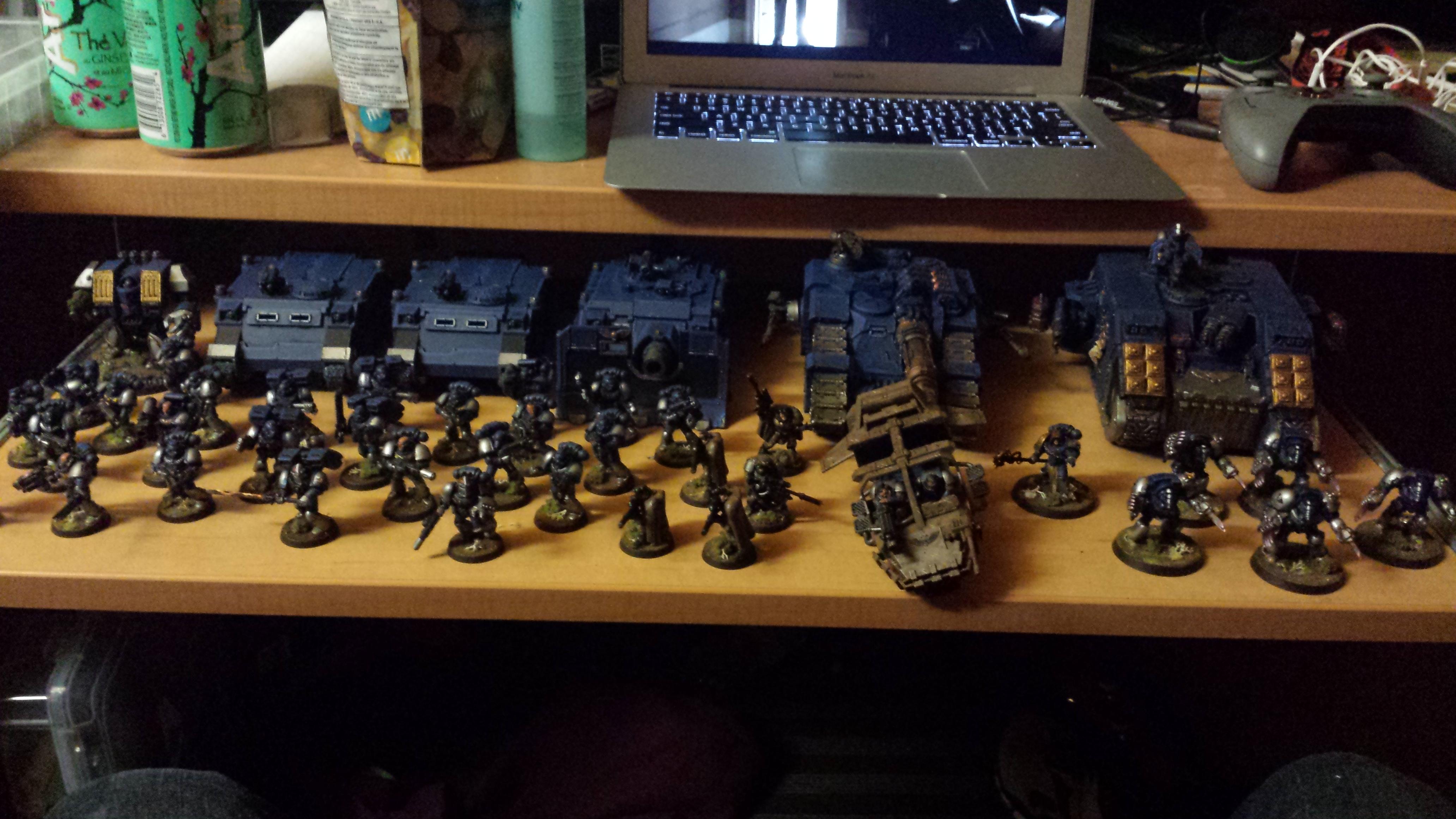 heres a full shot of the painted portion of the army!