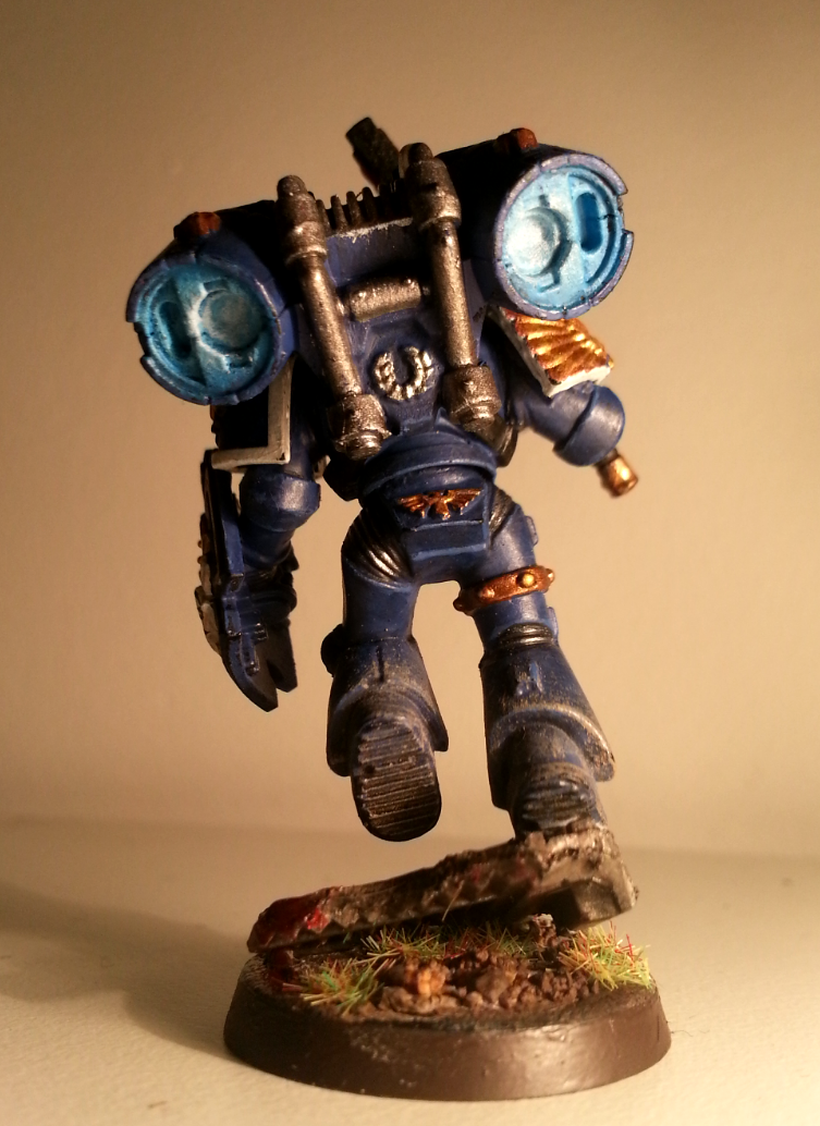 Jump Infantry, Space Marines, Ultramarines, Vanguard Veterans, Warhammer 40,000