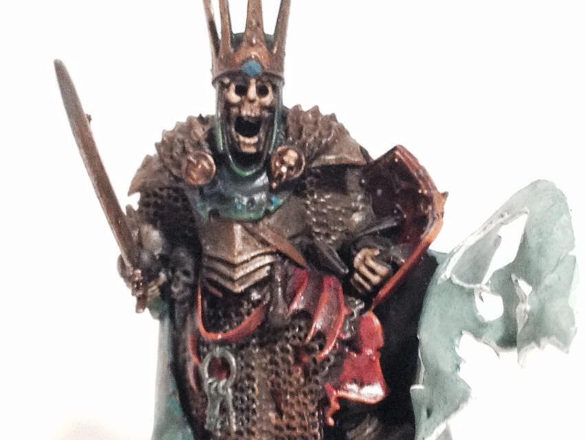 Here is the wight king of my army King Ghislaine the leader of the Servants of Maraloth eep 