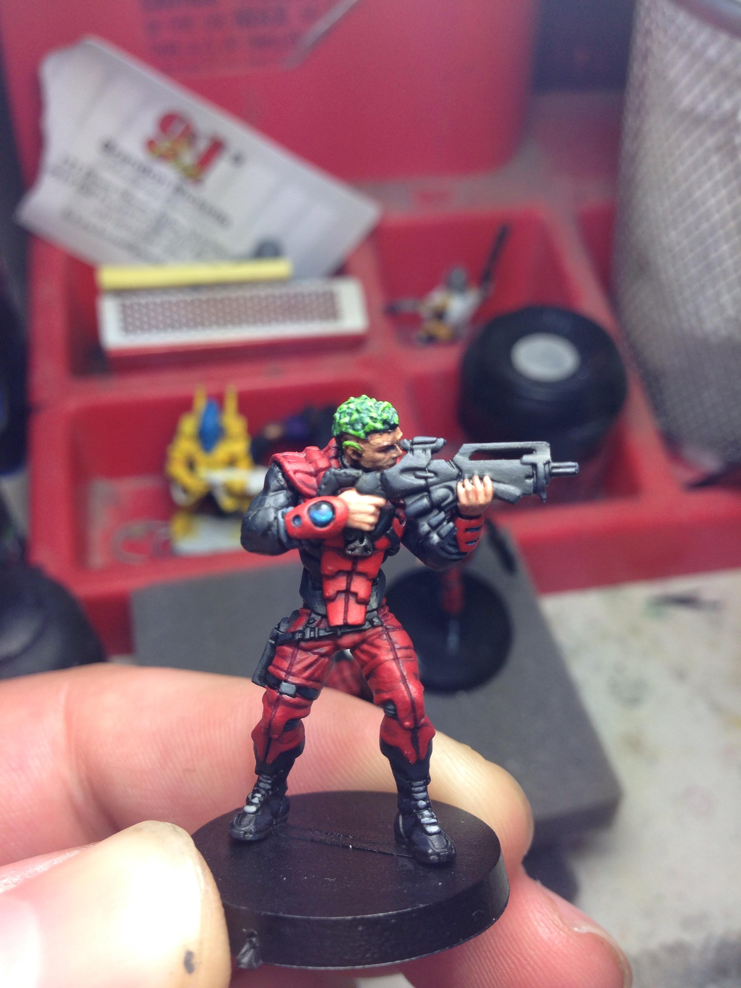 Alguaciles, Infantry, Infinity, Male, Nomads