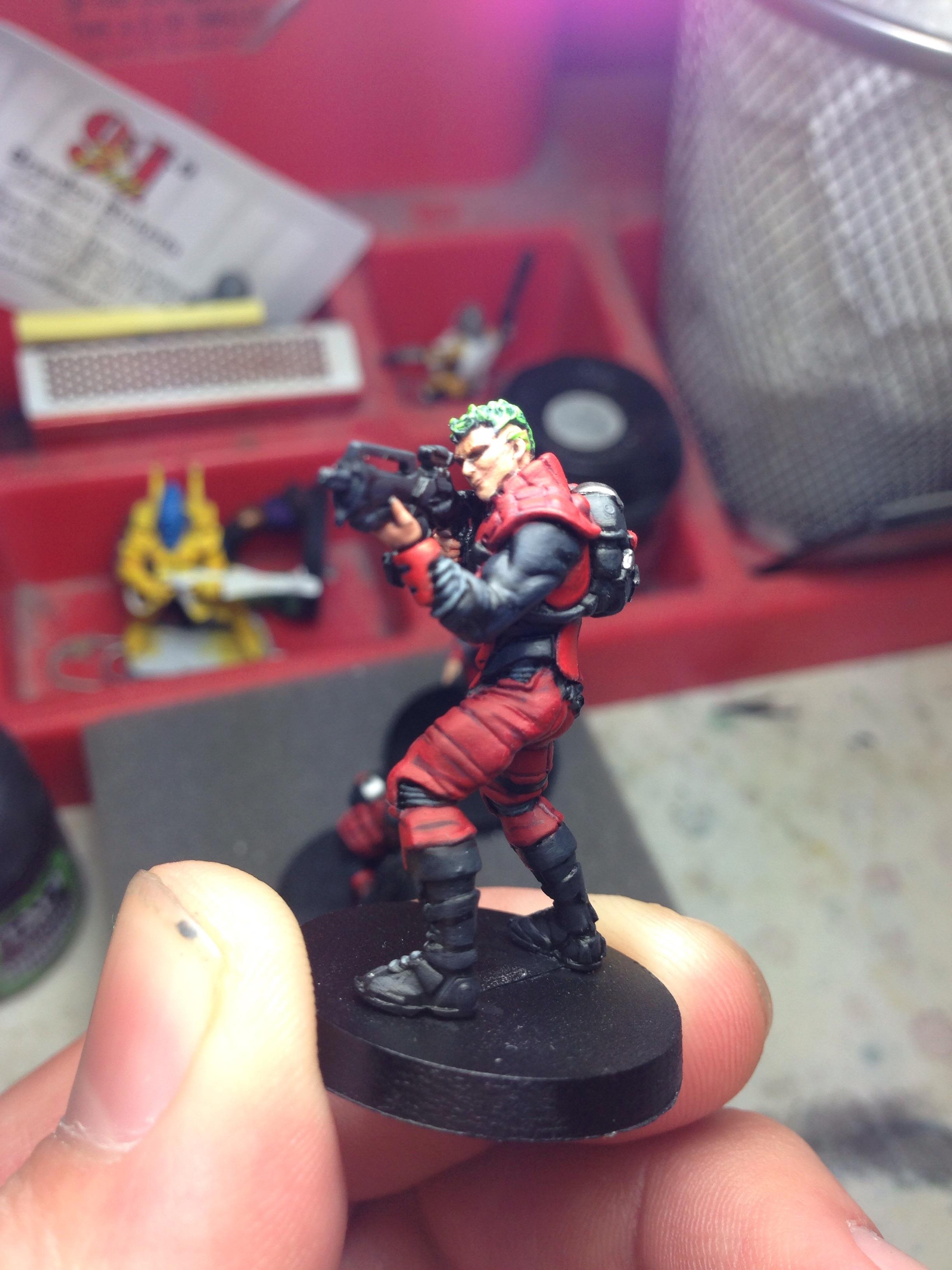 Alguaciles, Infantry, Infinity, Male, Nomads