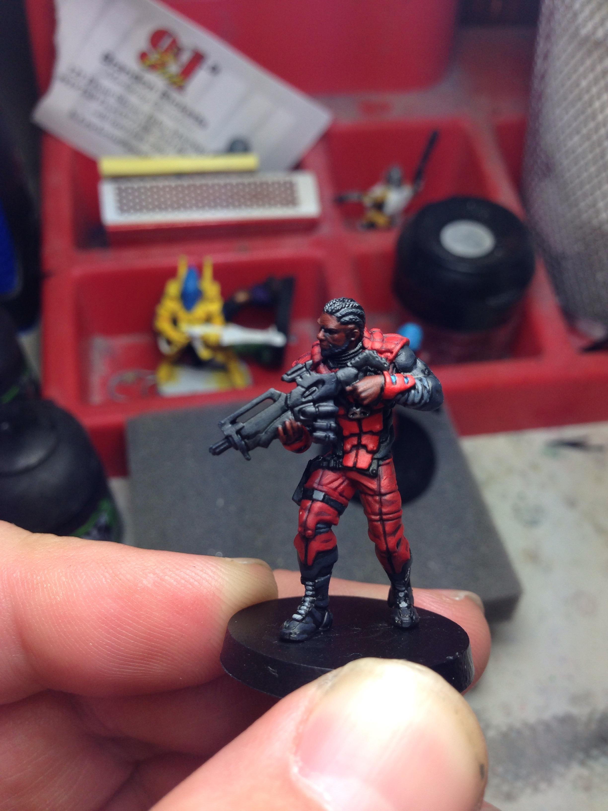 Alguaciles, Infantry, Infinity, Male, Nomads
