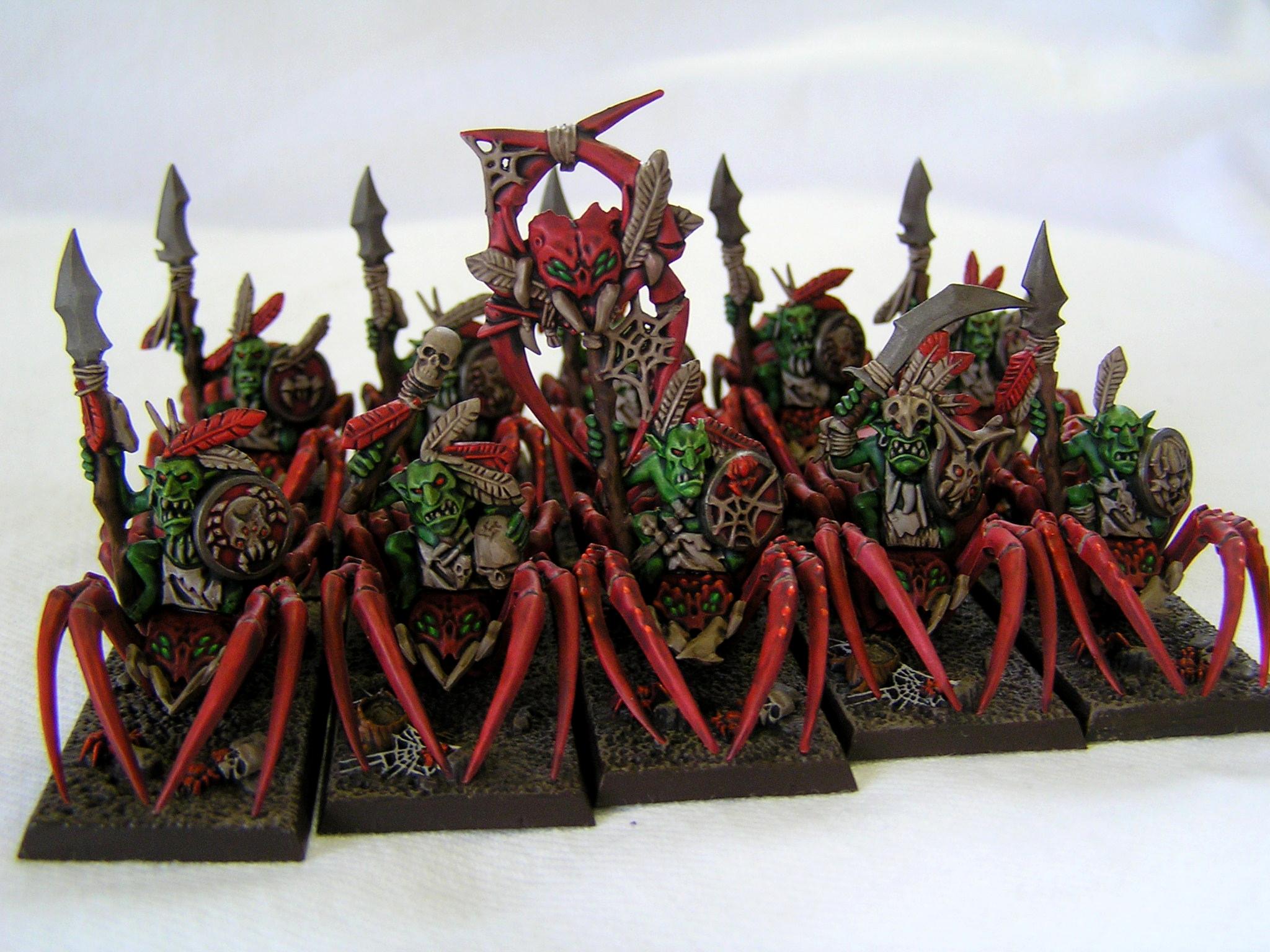 Aos Goblin Spiders, Whfb Goblins Spiders