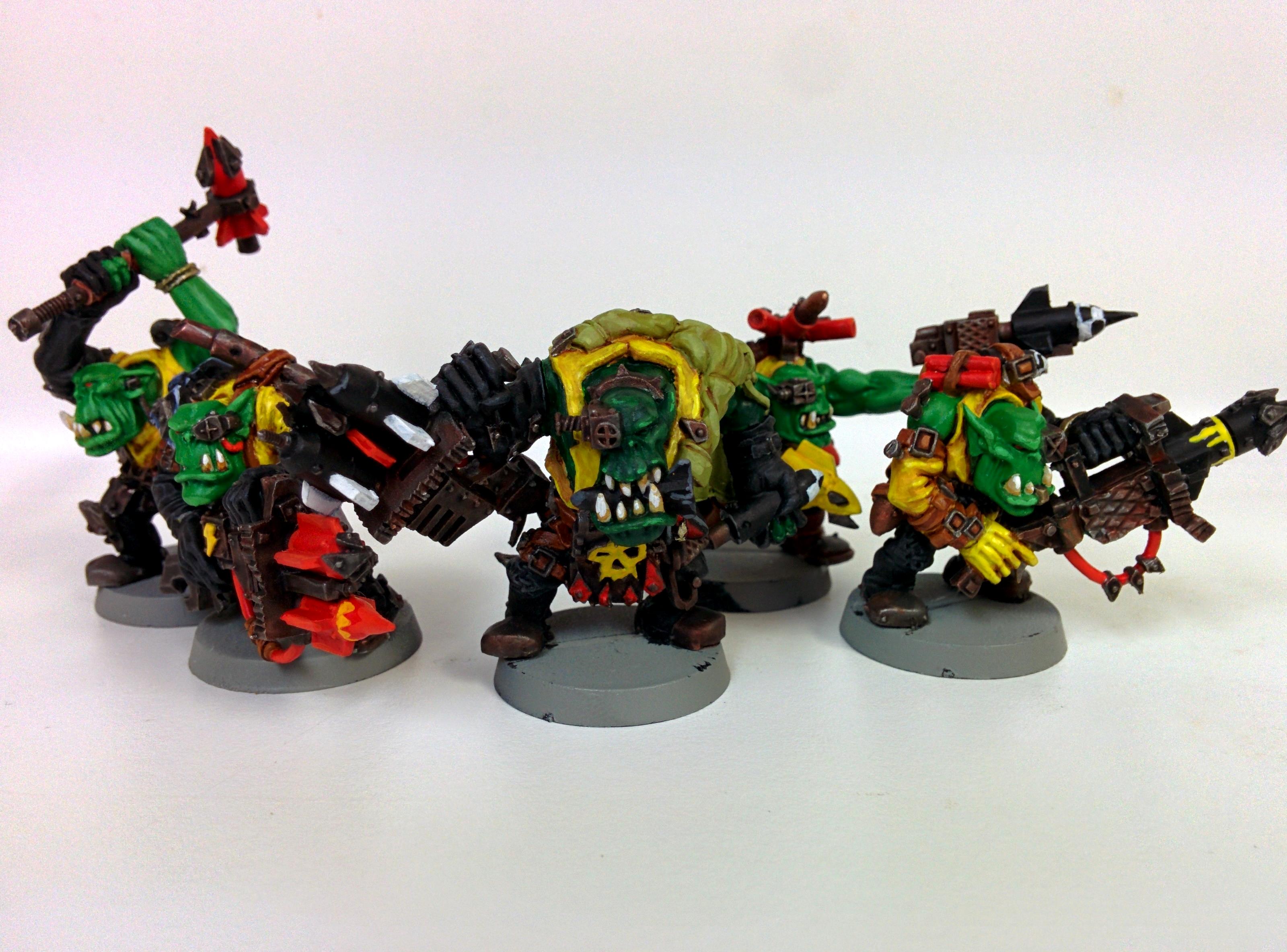 Orks, Tankbustas, squad with nob