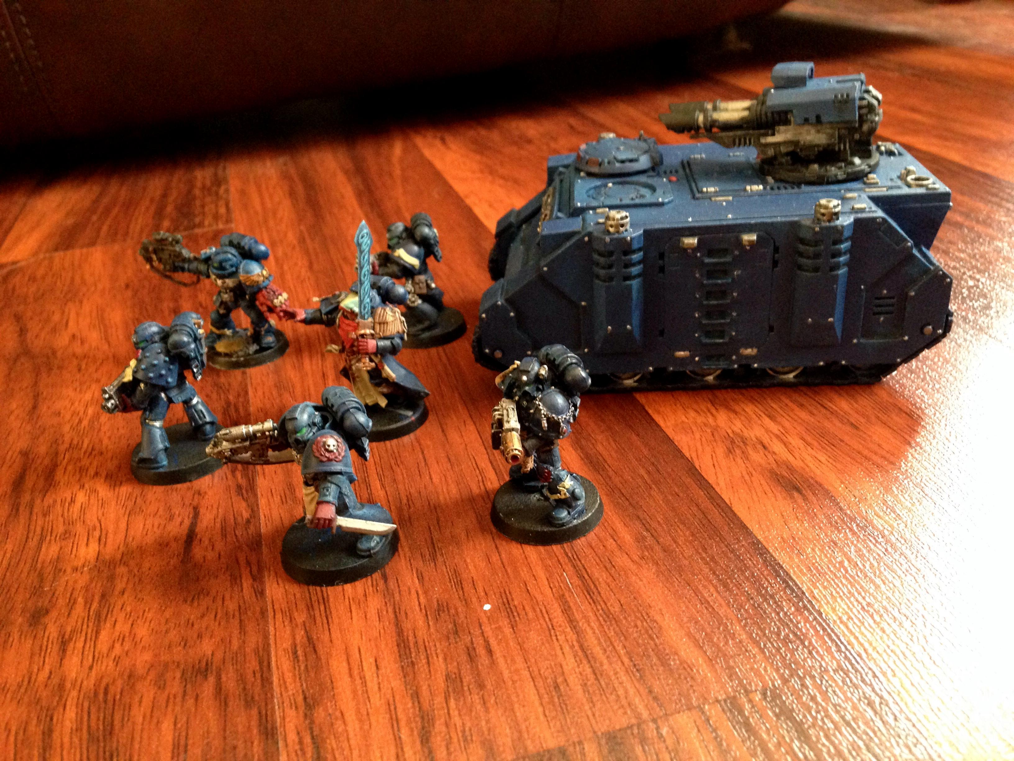 Conversion, Crimson Fist, Librarian, Razorback, Space Marines, Sternguard Veterans