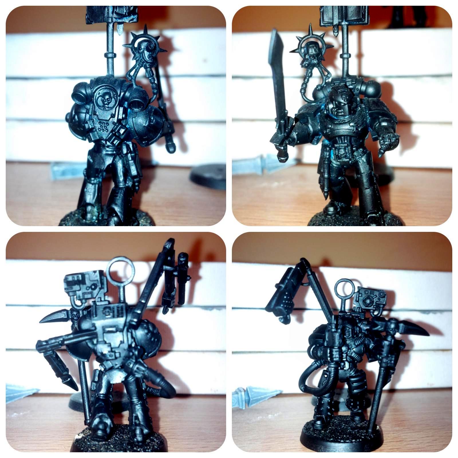 kit bashed tech marine and librarian 