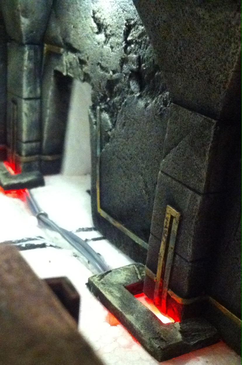 Ancient, Fortress, Space, Temple, Terrain, Wolves, Work In Progress