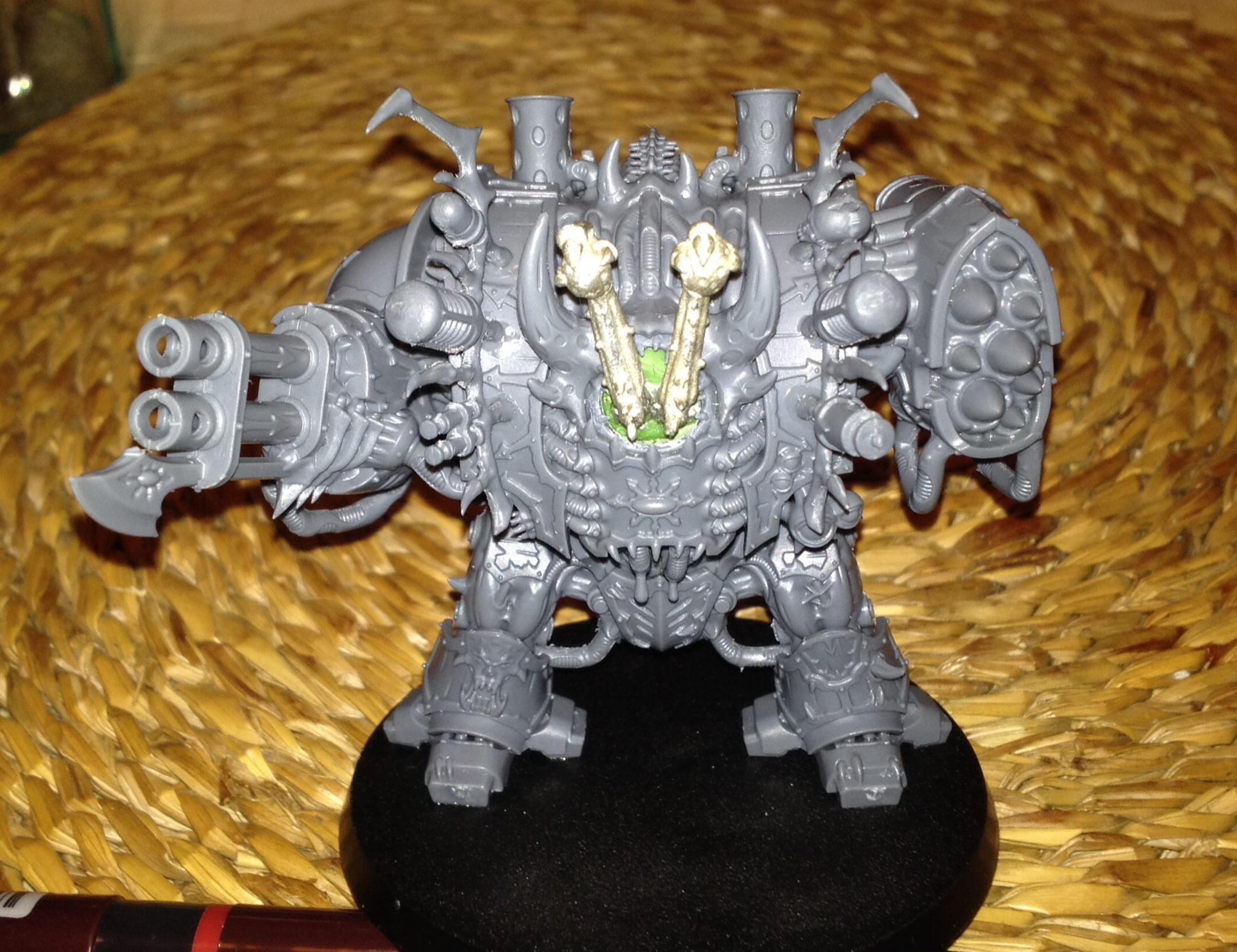 Chaos Space Marines, Dreadnought, Helbrute, Nurgle, Unpainted