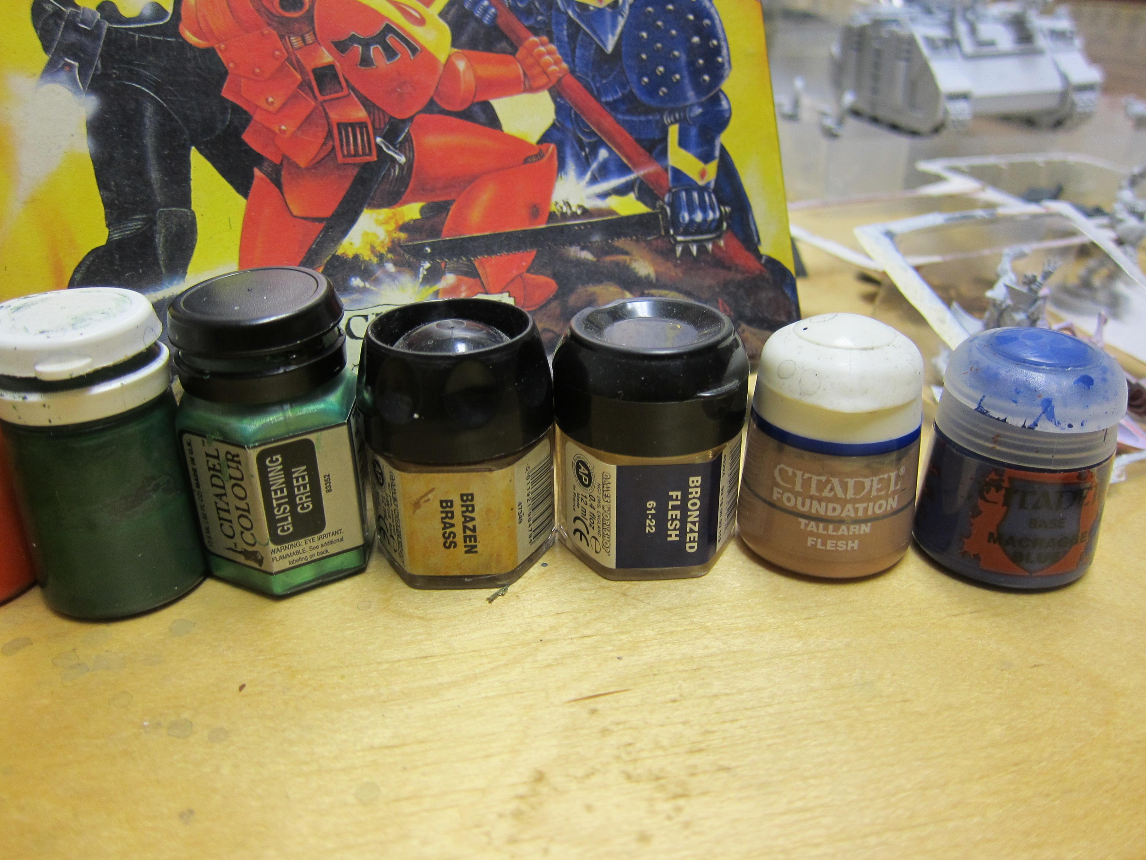 Paint pots