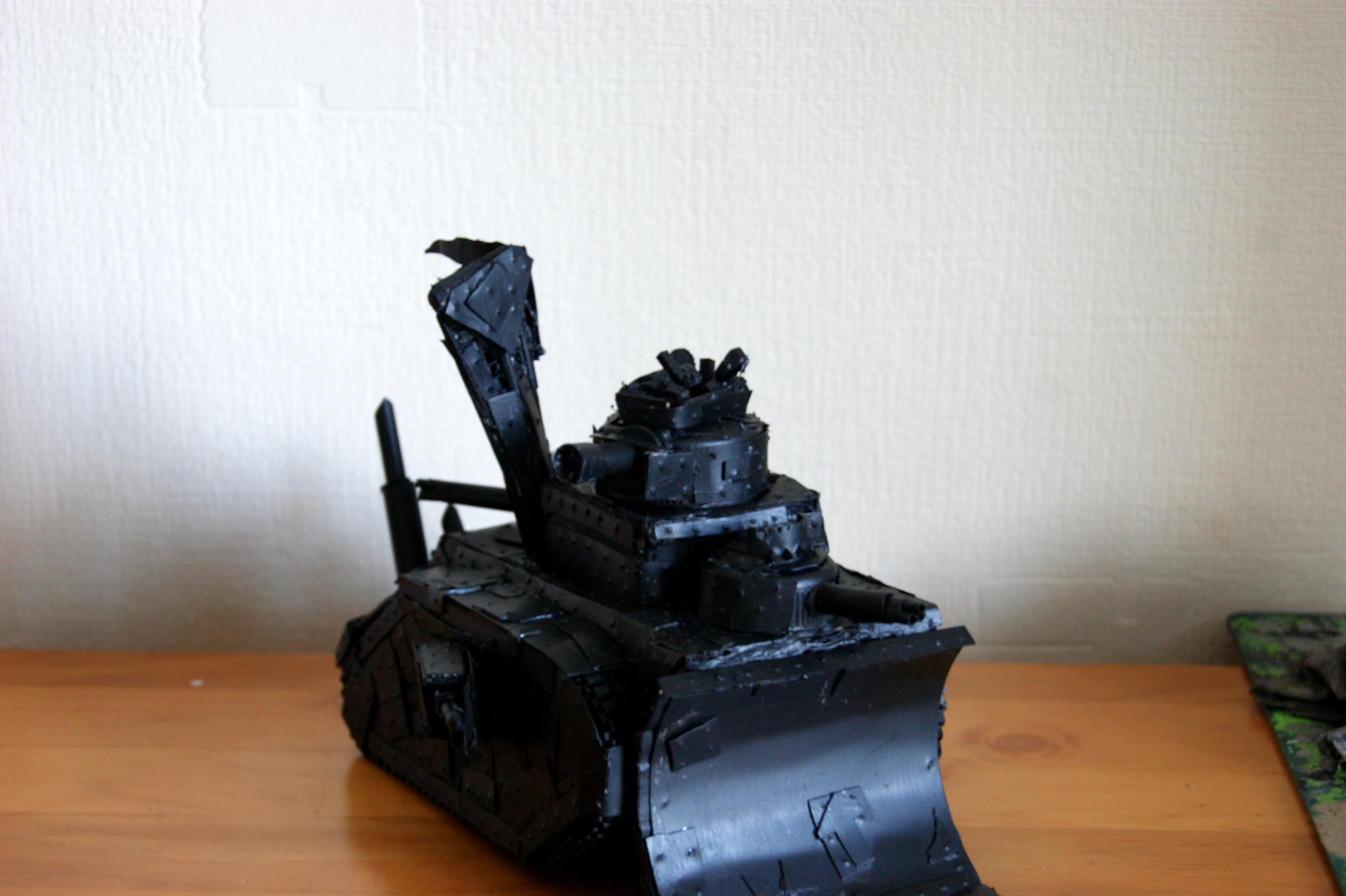 Conversion, Gretchin, Grots, Looted, Mega Tank. Grot Tanks, Orks, Scratch Build, Undercoated, Warhammer 40,000
