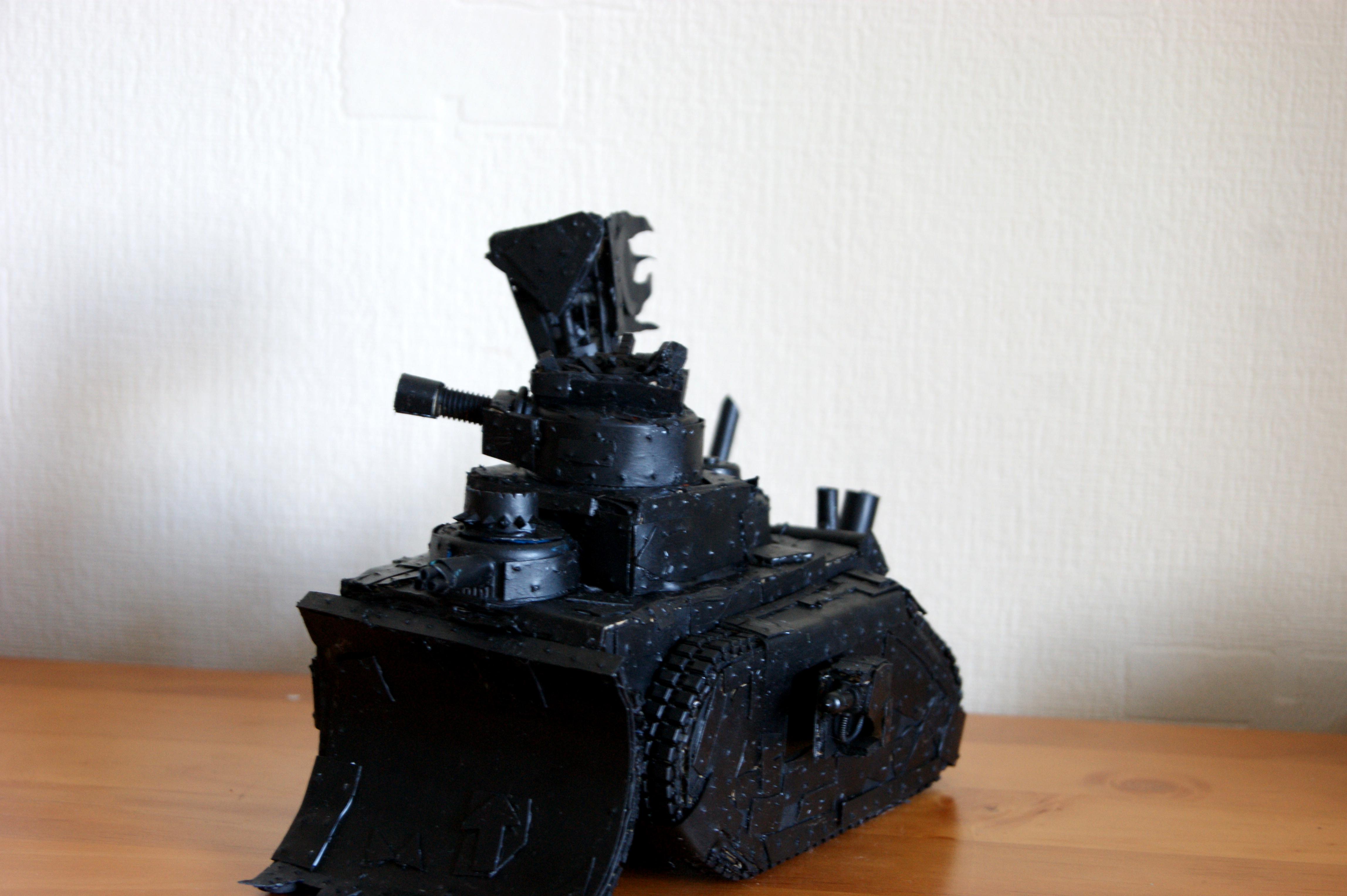 Conversion, Gretchin, Grots, Looted, Mega Tank. Grot Tanks, Orks, Scratch Build, Undercoated, Warhammer 40,000