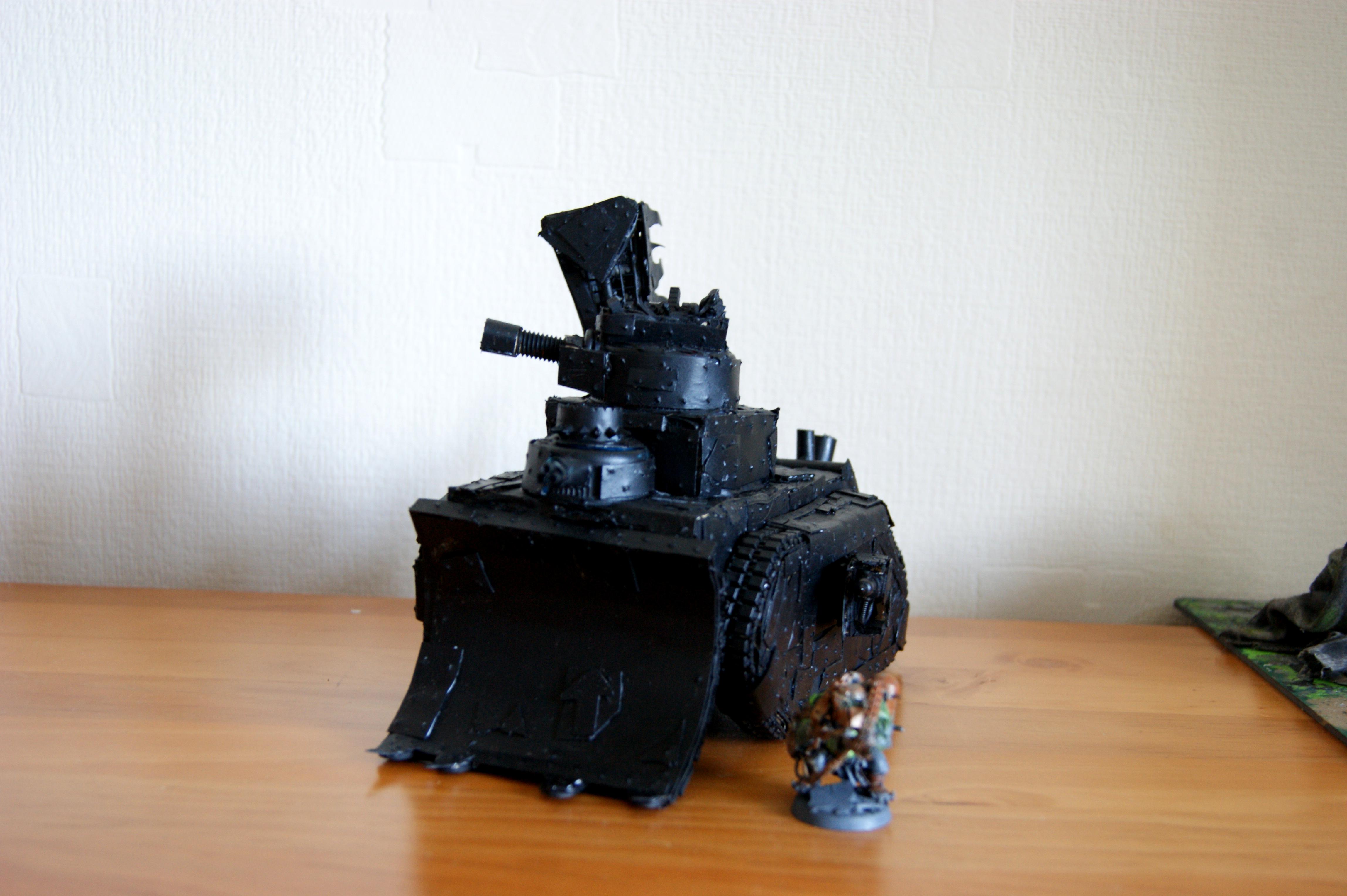 Conversion, Gretchin, Grots, Looted, Mega Tank. Grot Tanks, Orks, Scratch Build, Undercoated, Warhammer 40,000