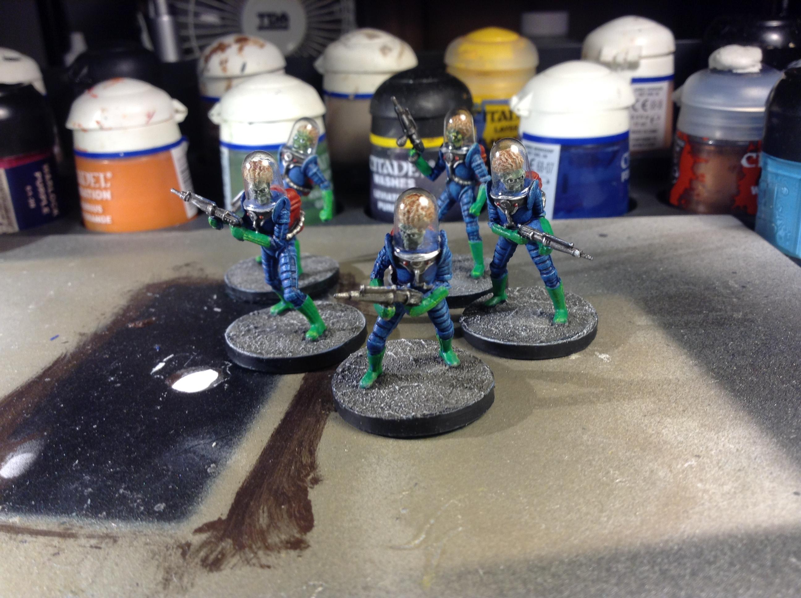 Mantic, Mars Attack, Martians, Riccardo Margarolo, Scifi Minis