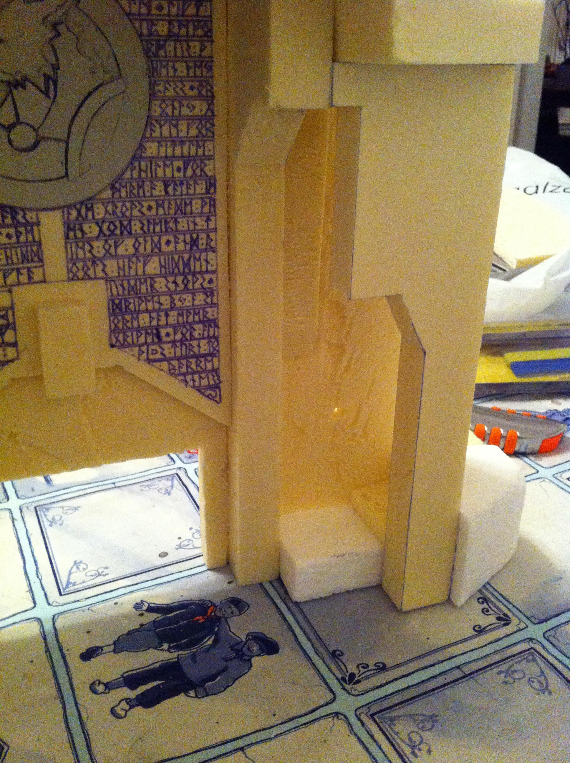 Ancient, Fortress, Space, Temple, Terrain, Wolves, Work In Progress