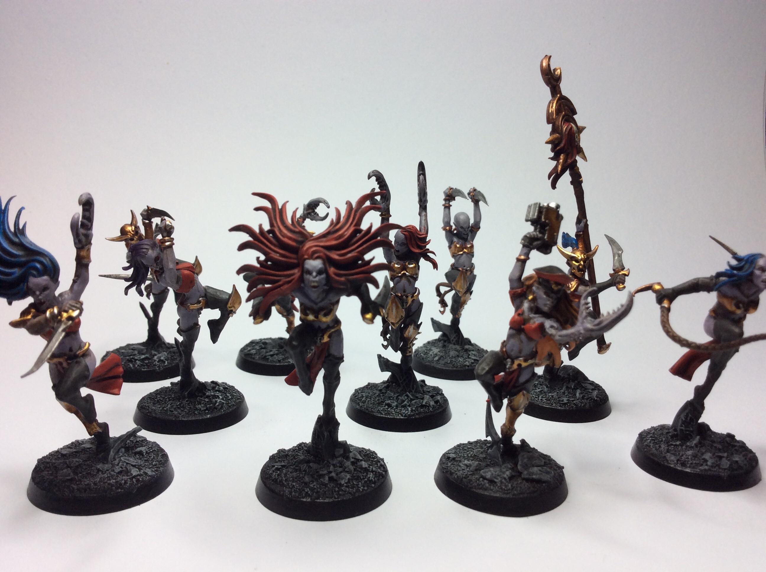 Chaos, Conversion, Daemonettes, Daemons, Slaanesh
