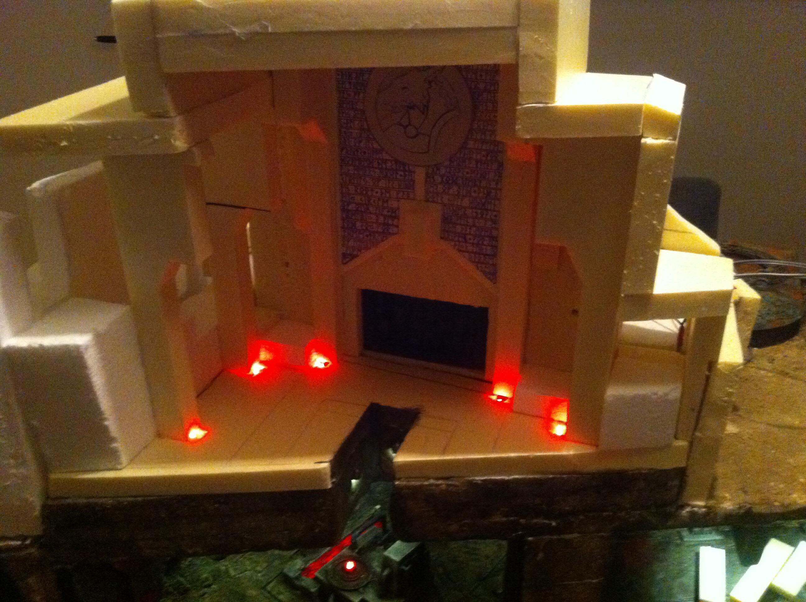 Ancient, Fortress, Space, Temple, Terrain, Wolves, Work In Progress