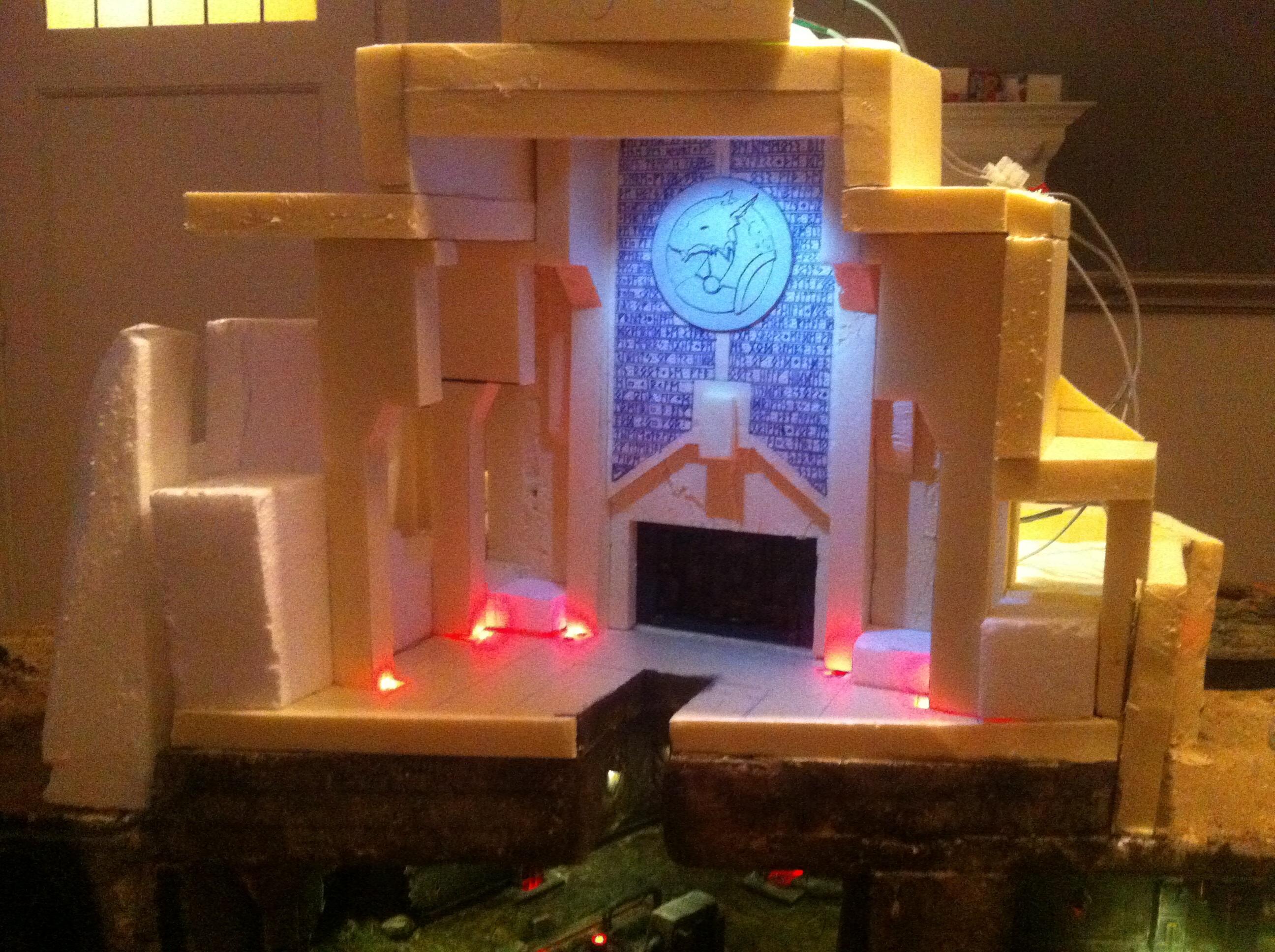 Ancient, Fortress, Space, Temple, Terrain, Wolves, Work In Progress