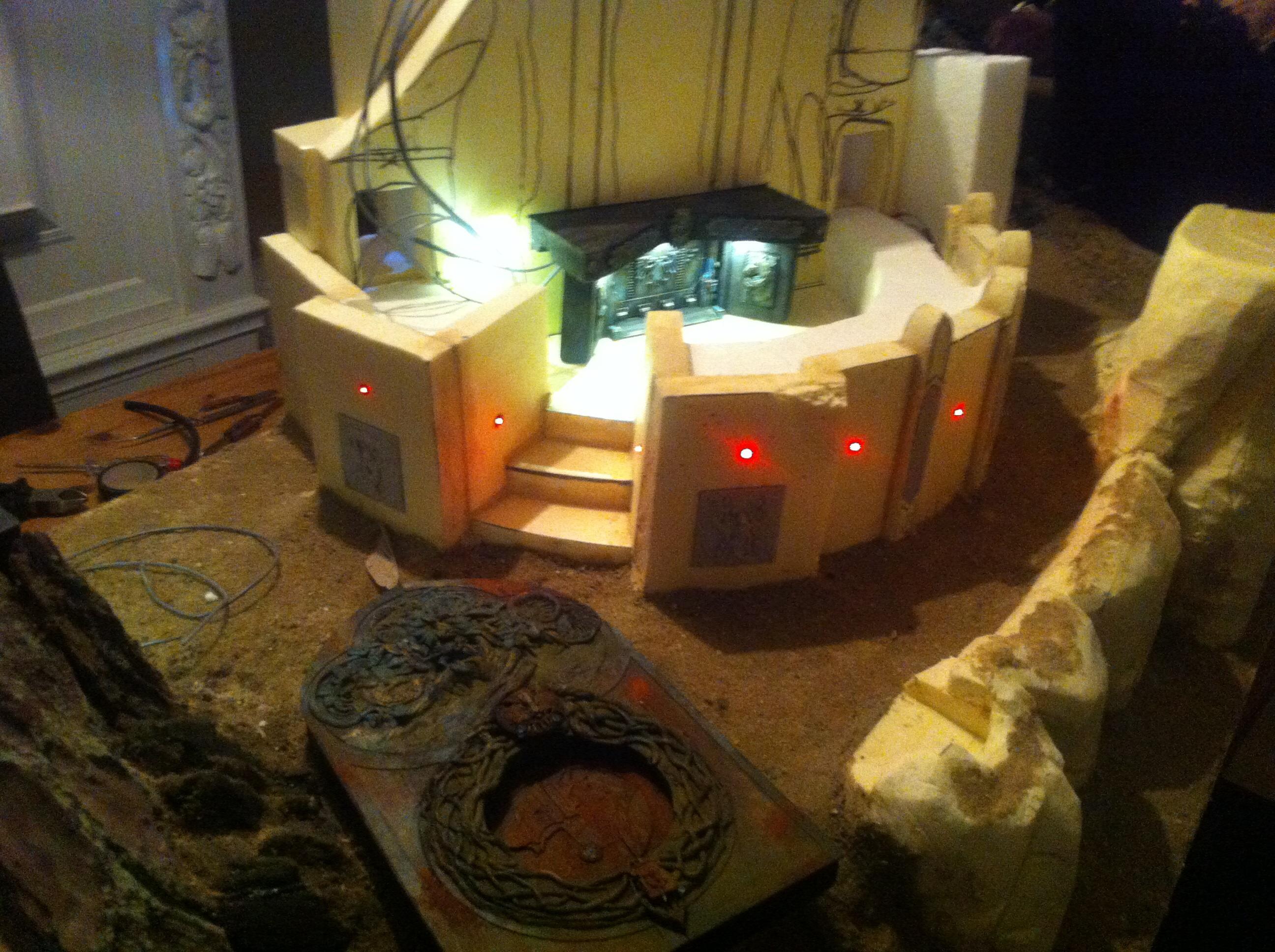 Ancient, Fortress, Space, Temple, Terrain, Wolves, Work In Progress