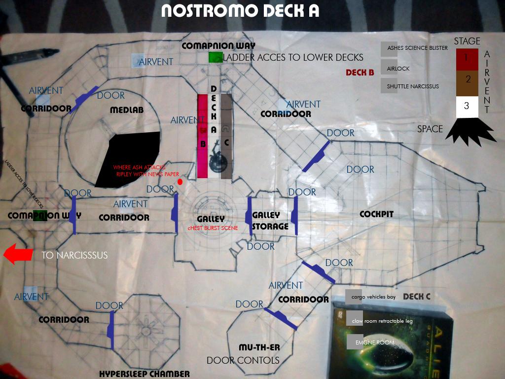 alien boardgame concept 2010