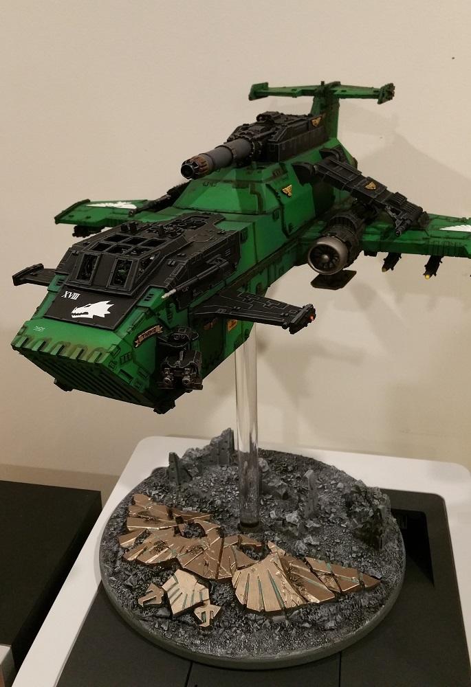 Salamanders, Space Marines, Thunderhawk, Warhammer 40,000