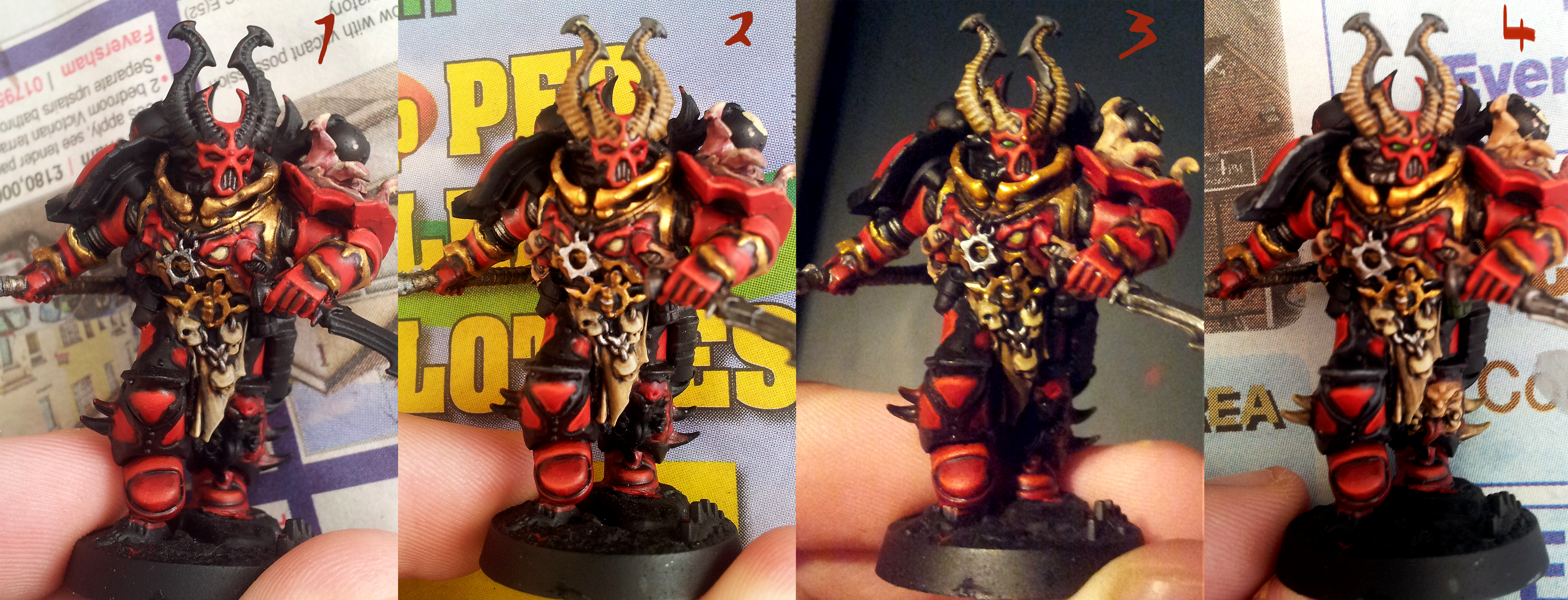 Chaos, Chaos Space Marines, Chosen, Warhammer 40,000, Warhanner 40k
