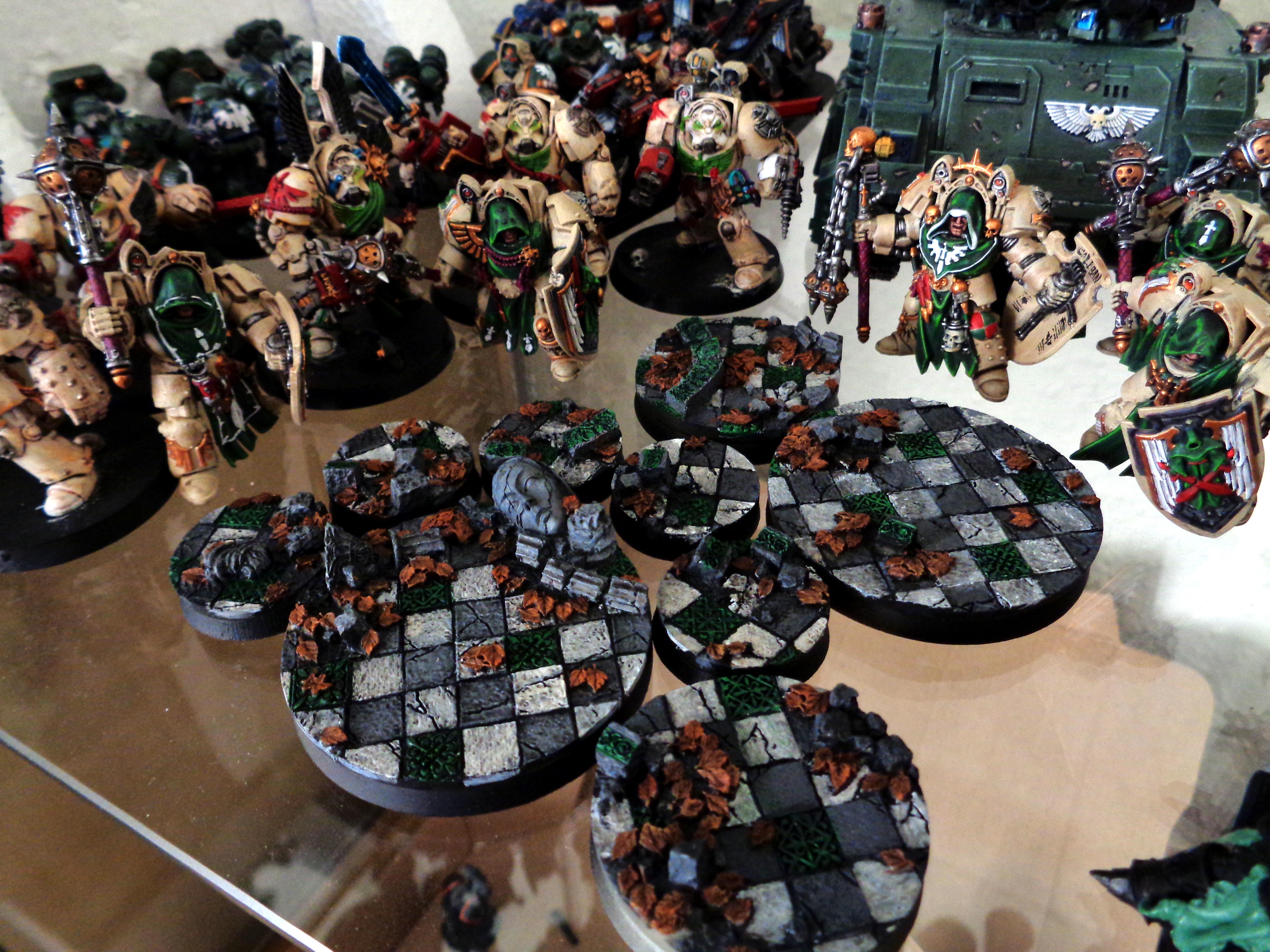 Apothecary, Dark Angels, Deahtwing, Knights, Temple Bases, Terminator Armor