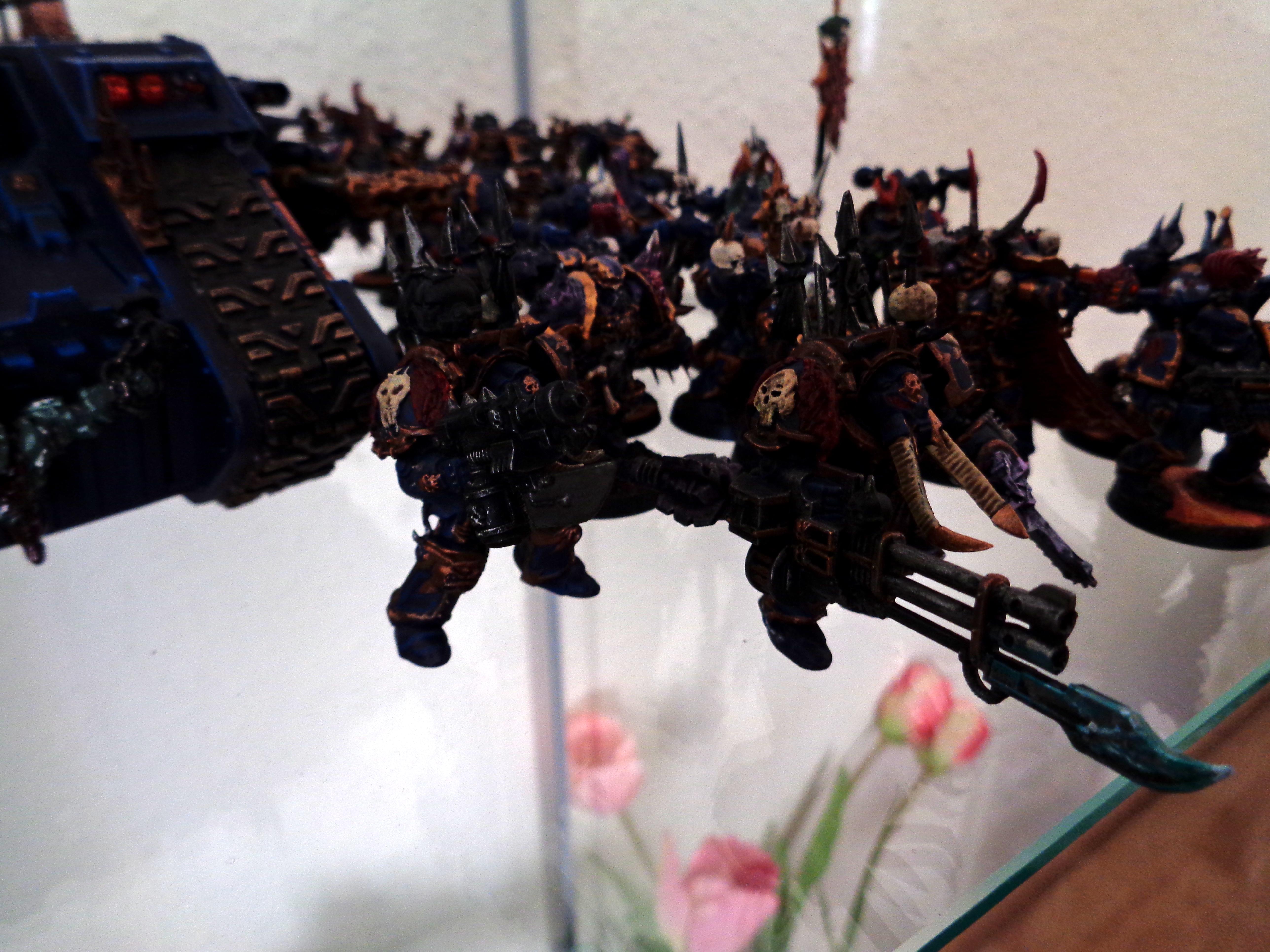 Chaos Space Marines, Land Raider, Night Lords, Source Lighting, Terminator Armor, Warhammer 40,000, Work In Progress