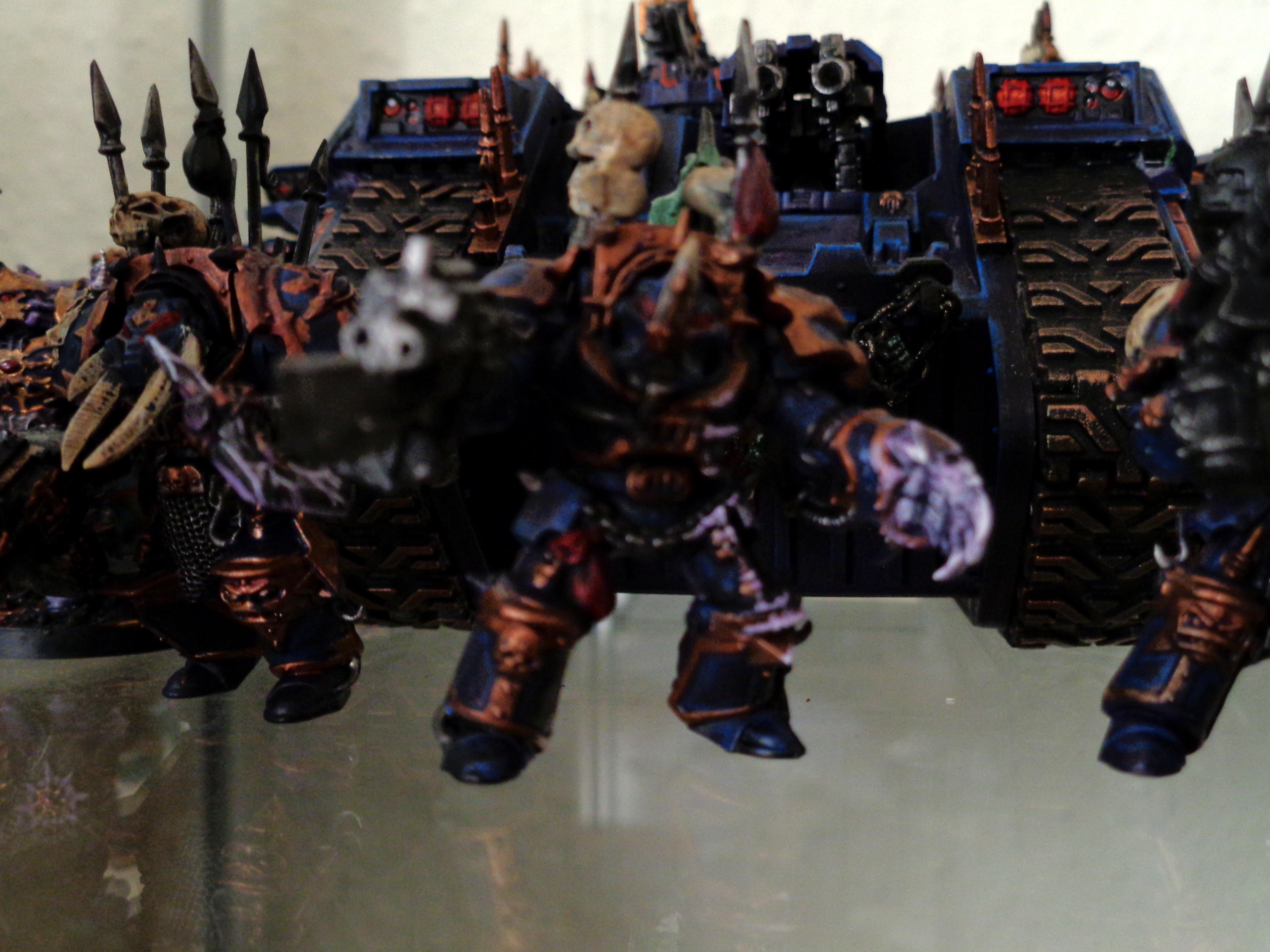 Chaos Space Marines, Land Raider, Night Lords, Source Lighting, Terminator Armor, Warhammer 40,000, Work In Progress