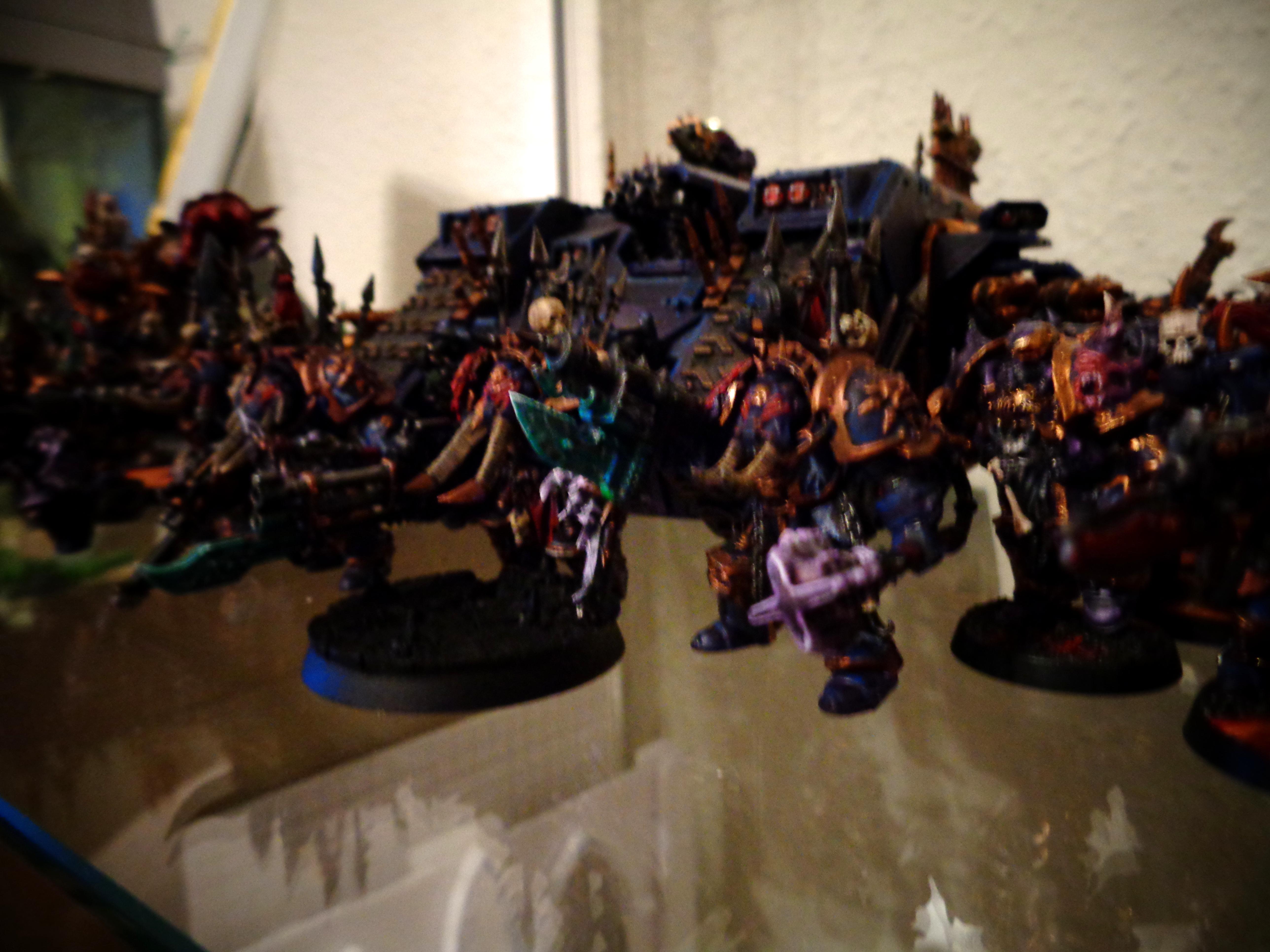 Chaos Space Marines, Land Raider, Night Lords, Source Lighting, Terminator Armor, Warhammer 40,000, Work In Progress