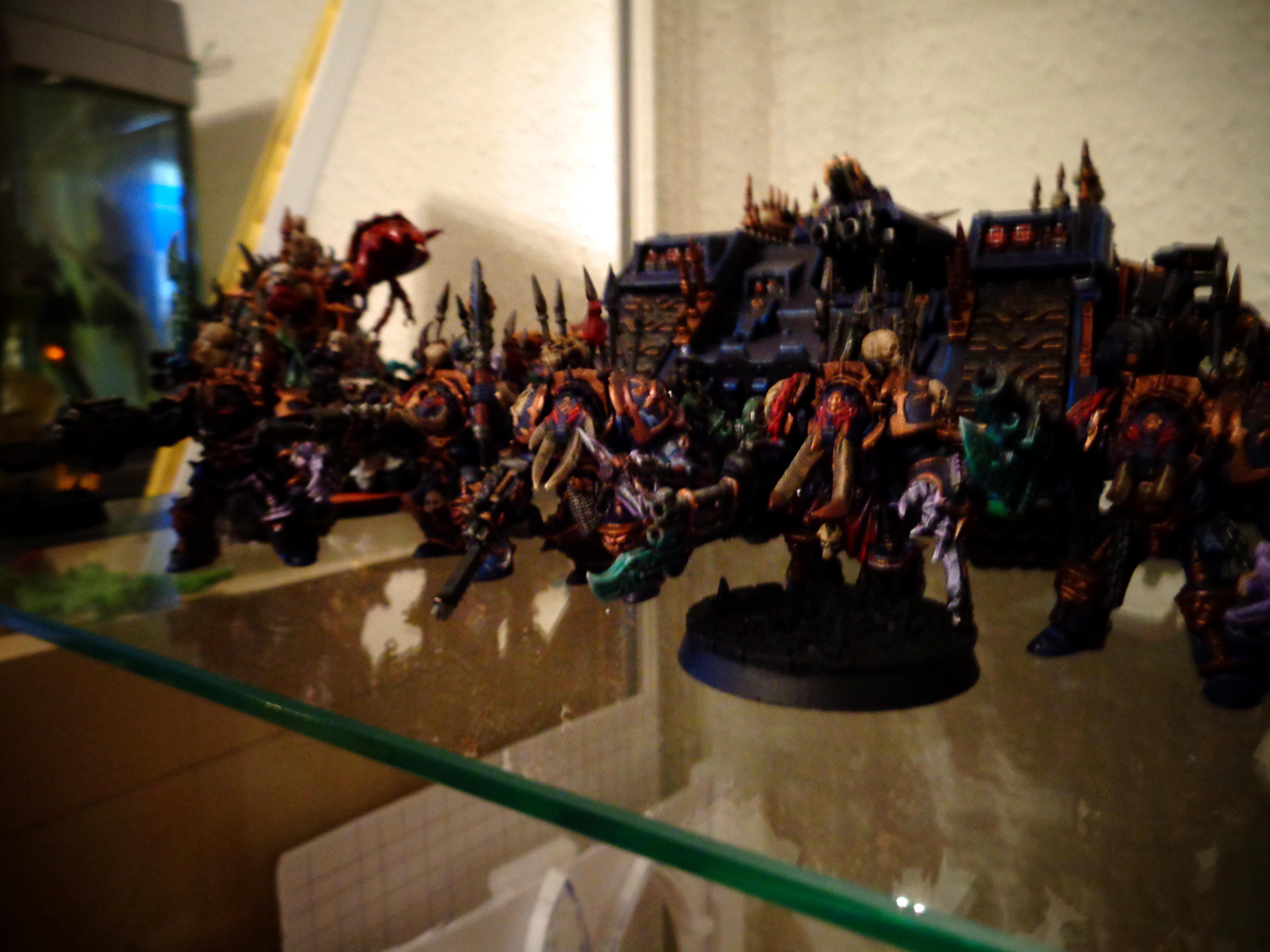Chaos Space Marines, Land Raider, Night Lords, Source Lighting, Terminator Armor, Warhammer 40,000, Work In Progress