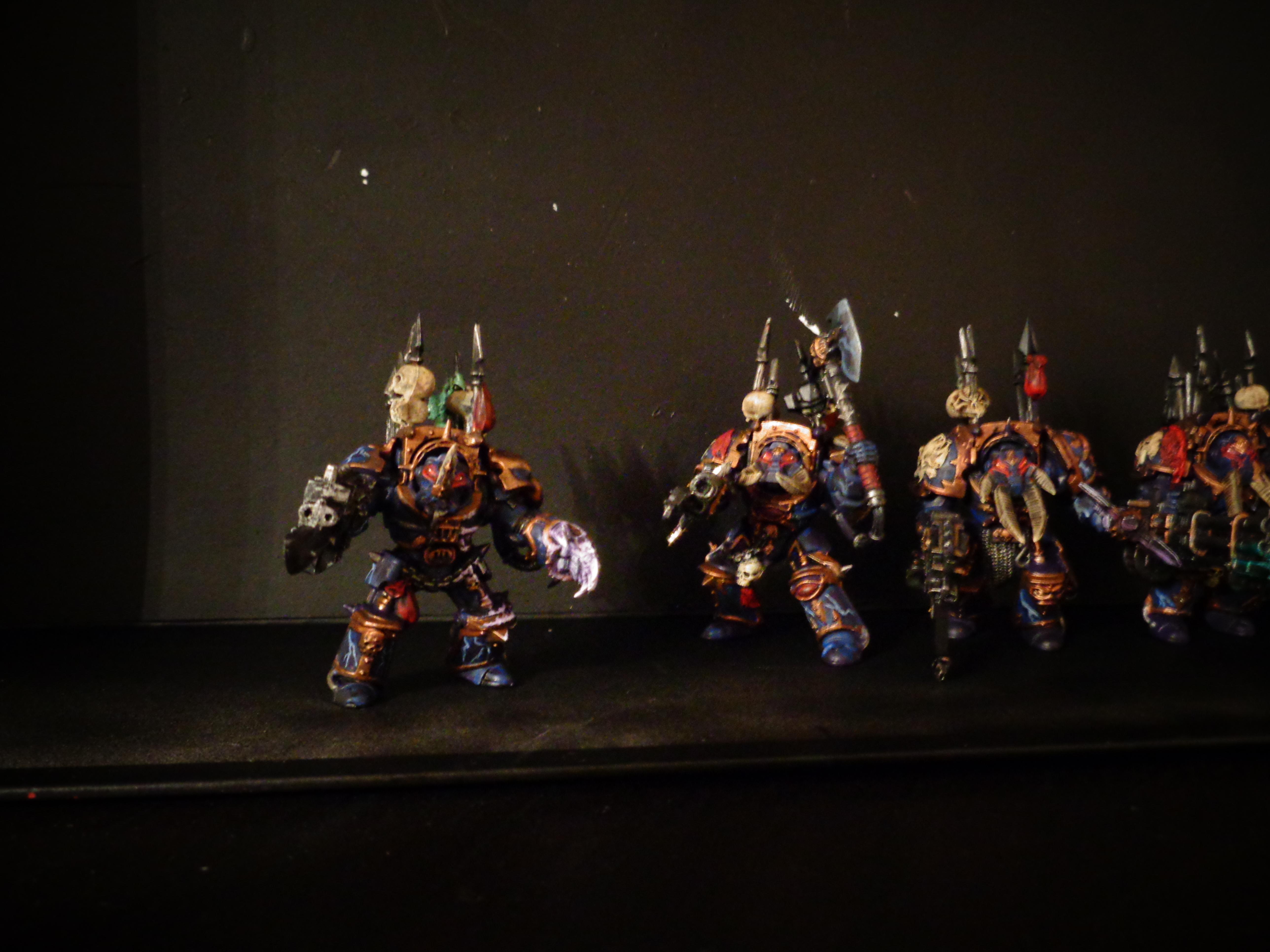Chaos Space Marines, Land Raider, Night Lords, Source Lighting, Terminator Armor, Warhammer 40,000, Work In Progress