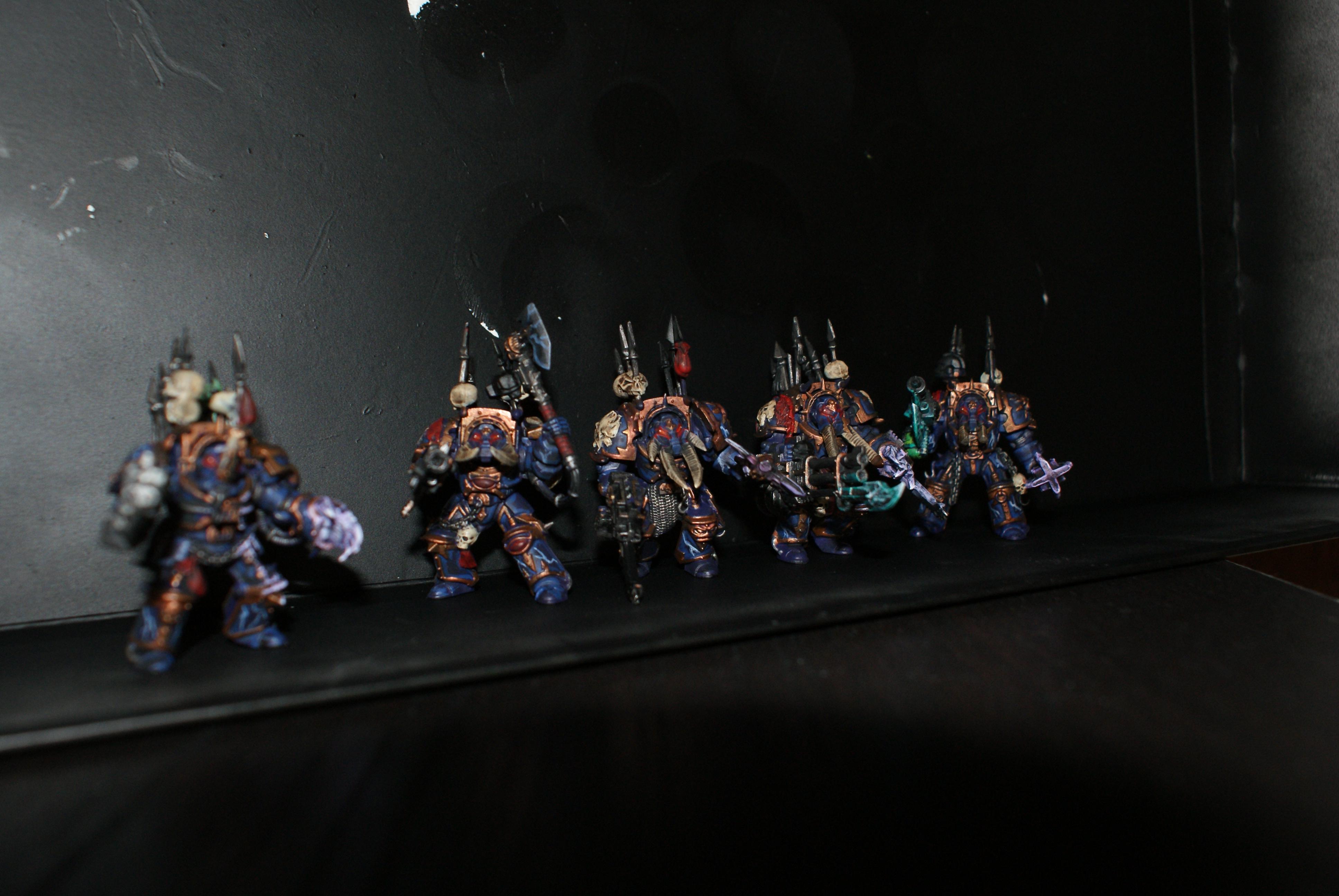 Chaos Space Marines, Land Raider, Night Lords, Source Lighting, Terminator Armor, Warhammer 40,000, Work In Progress