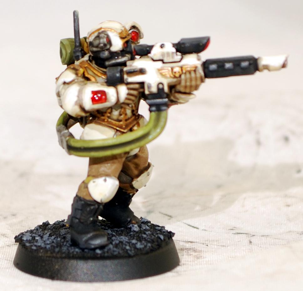 Astra Militarum, Imperial, Scion, Stormtrooper, Tempestus, White