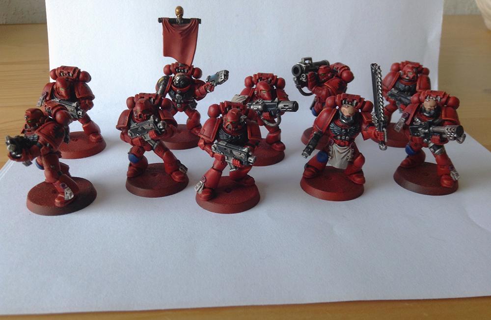 Blood Angels, Tactical Squad, Work In Progress