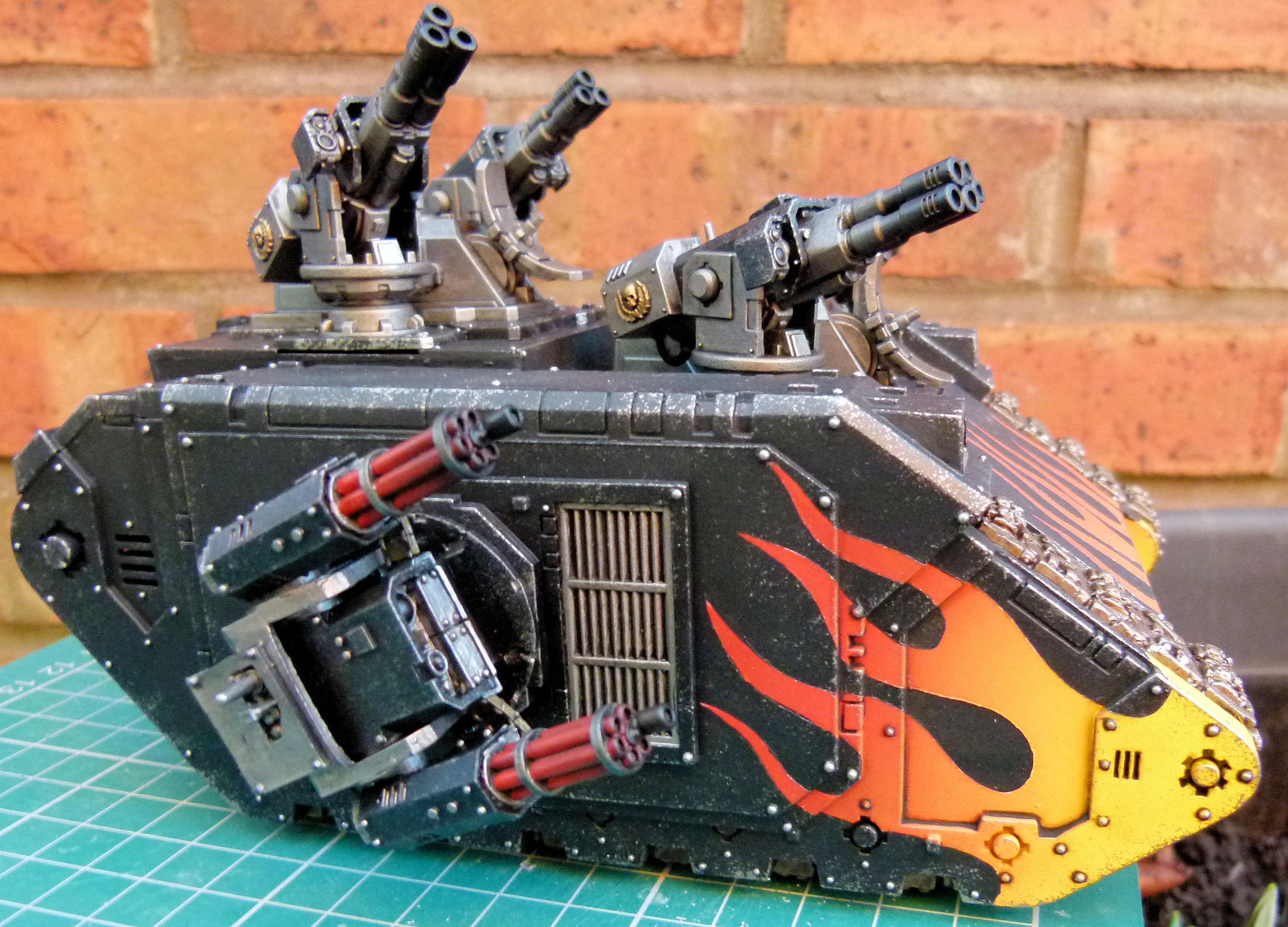 Flames, Land Raider, Space Marines