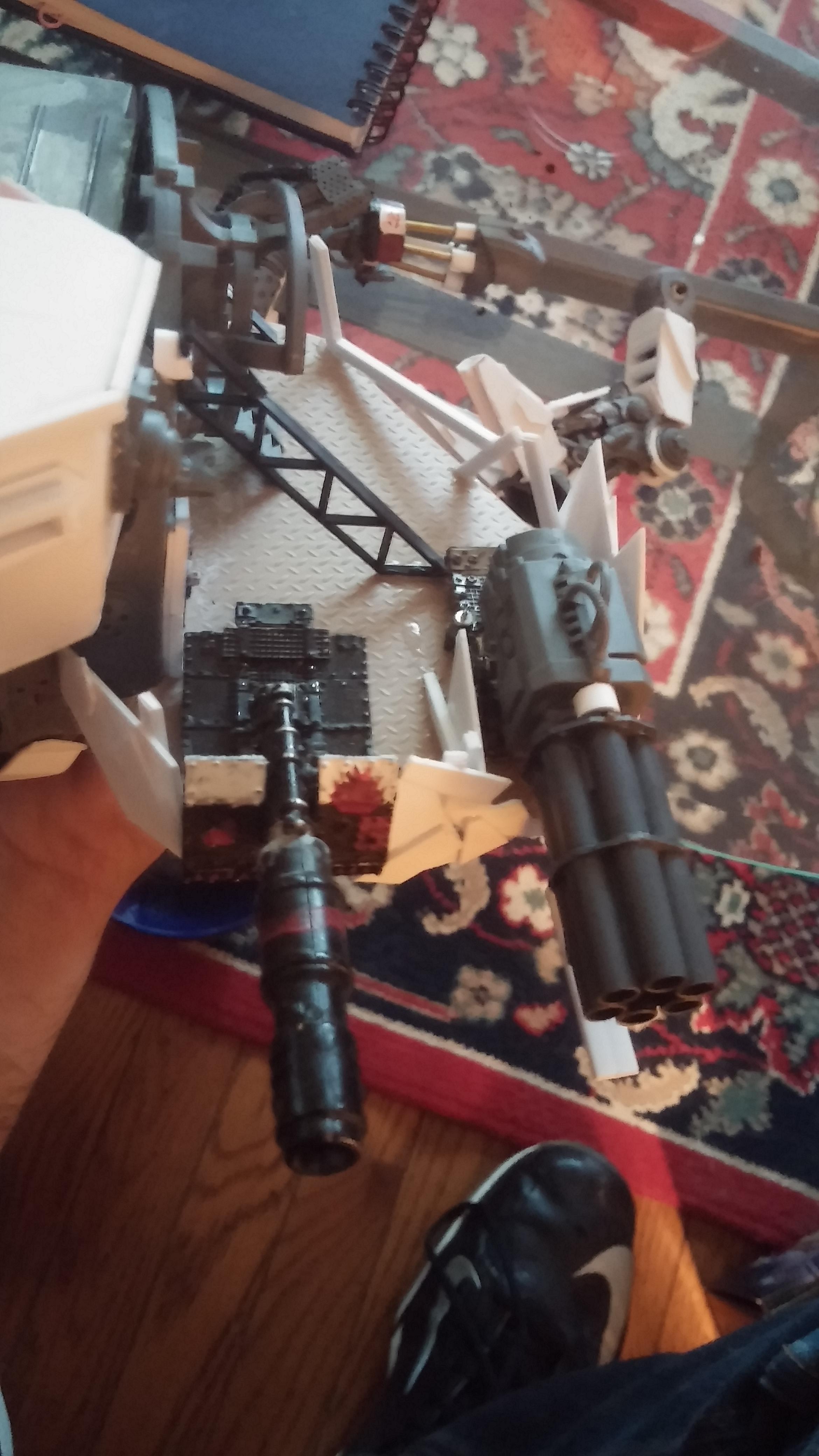 gun platform 2, adding shell casings and more armor plates