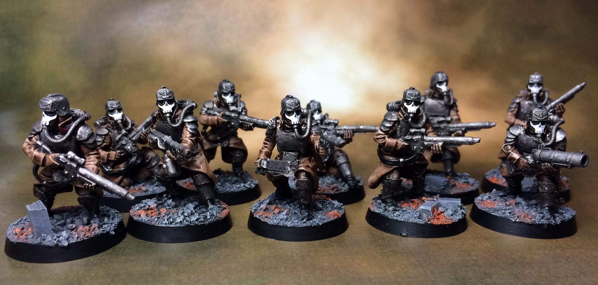 Astra Militarum, Death Corps Of Krieg, Grenadiers, Imperial Guard, Warhammer 40,000