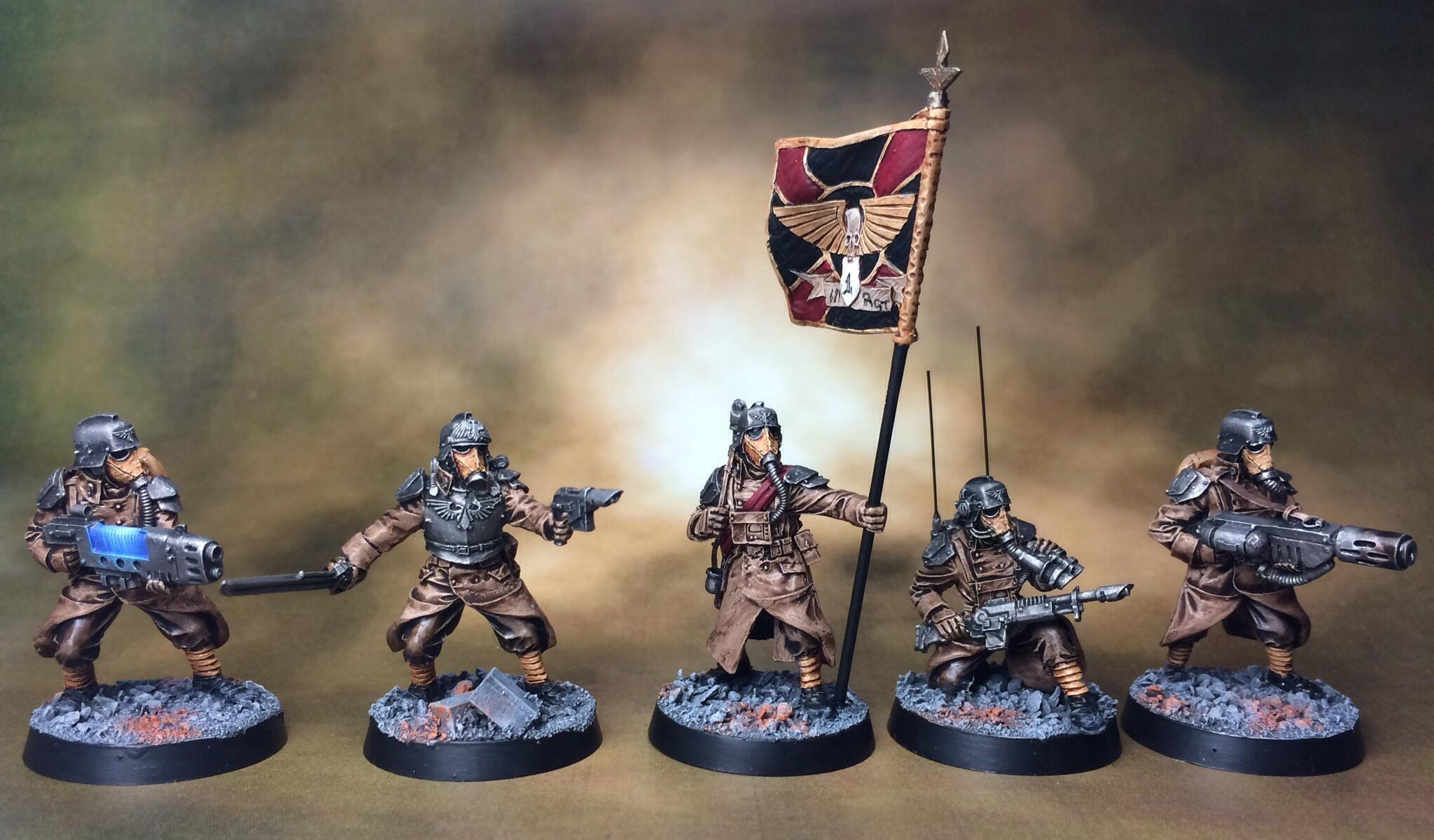 Command Squad, Imperial Guard, Kreig