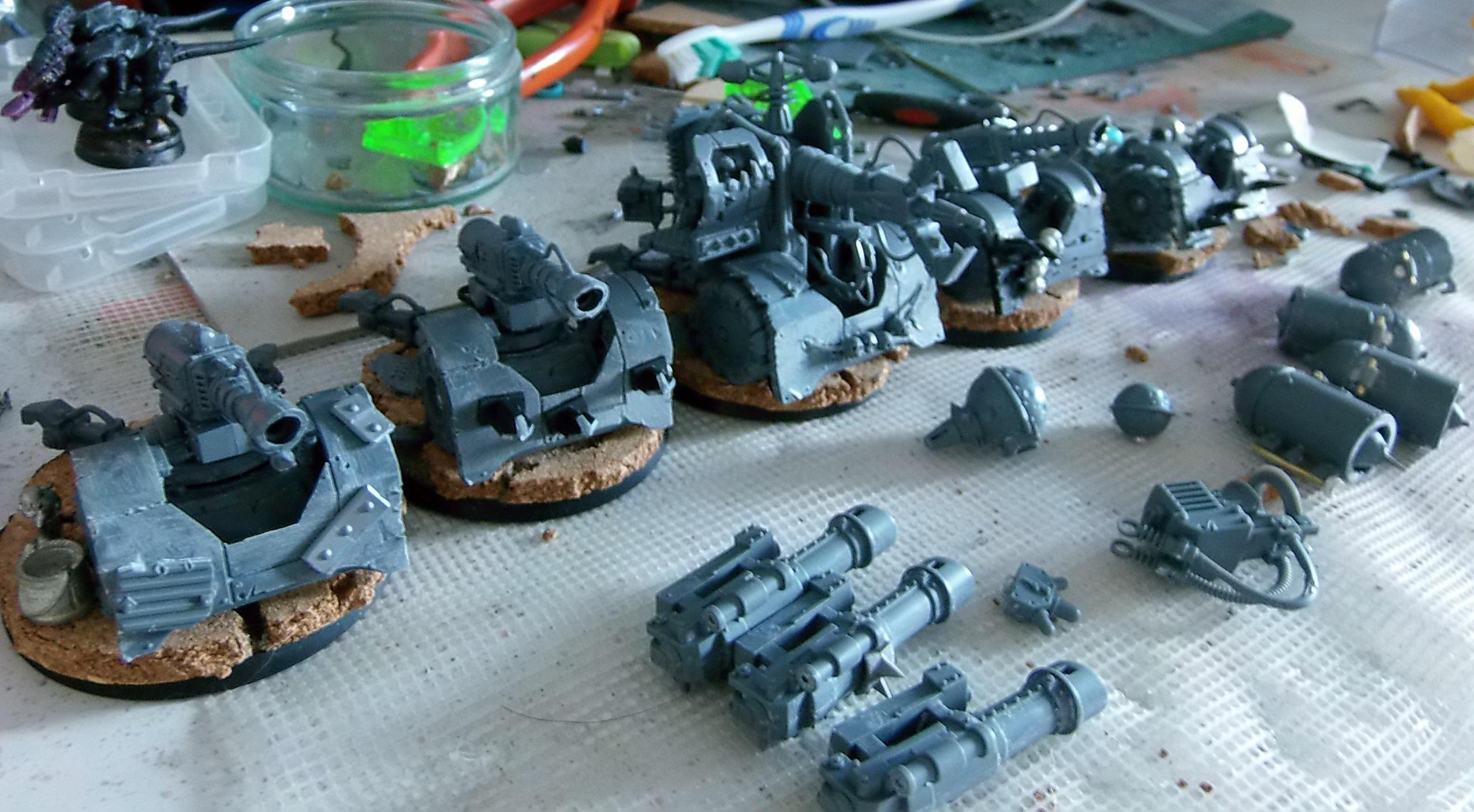 Grots, Mek Guns, Orks, Work In Progress