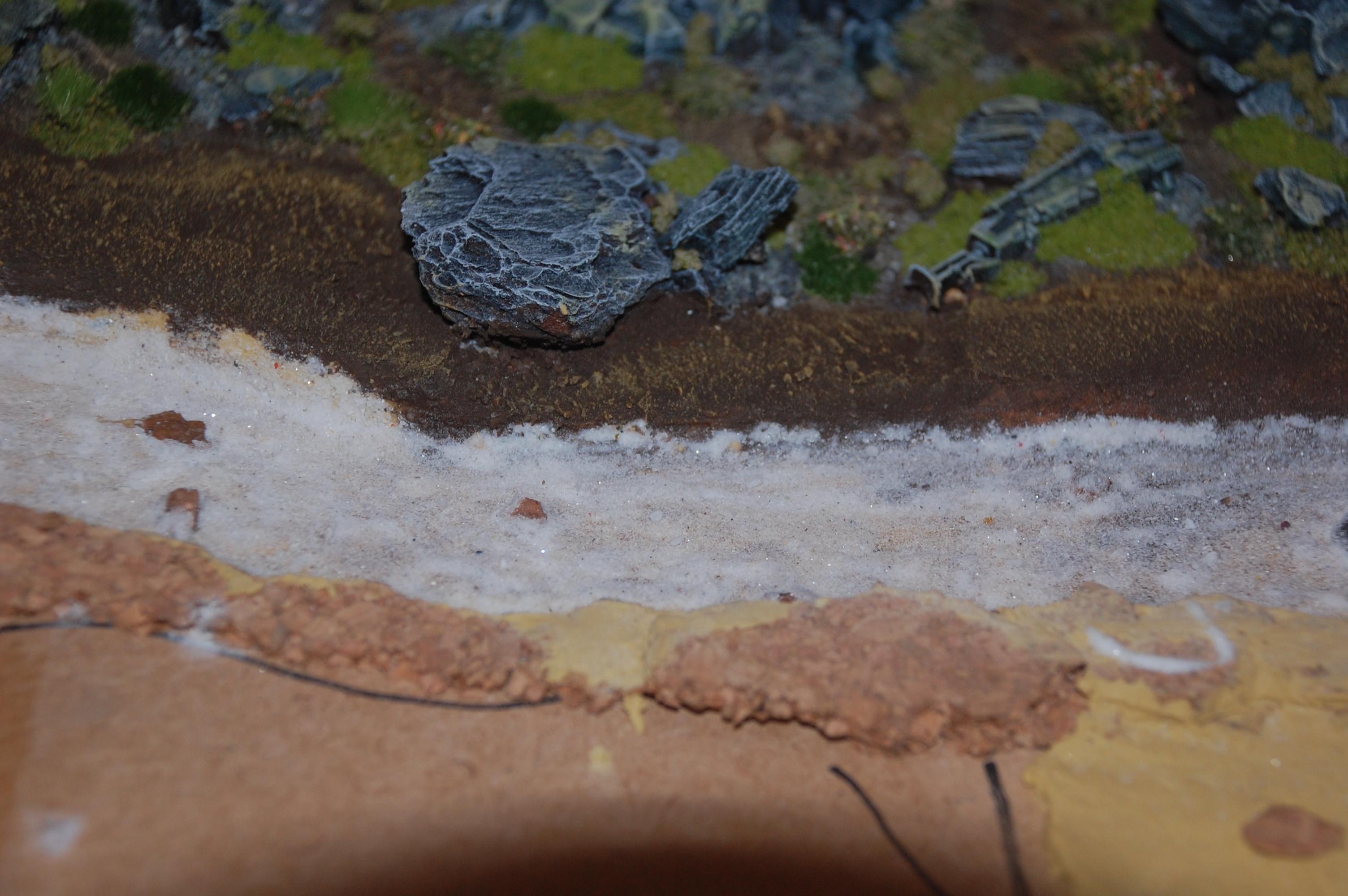 Work on the river bed