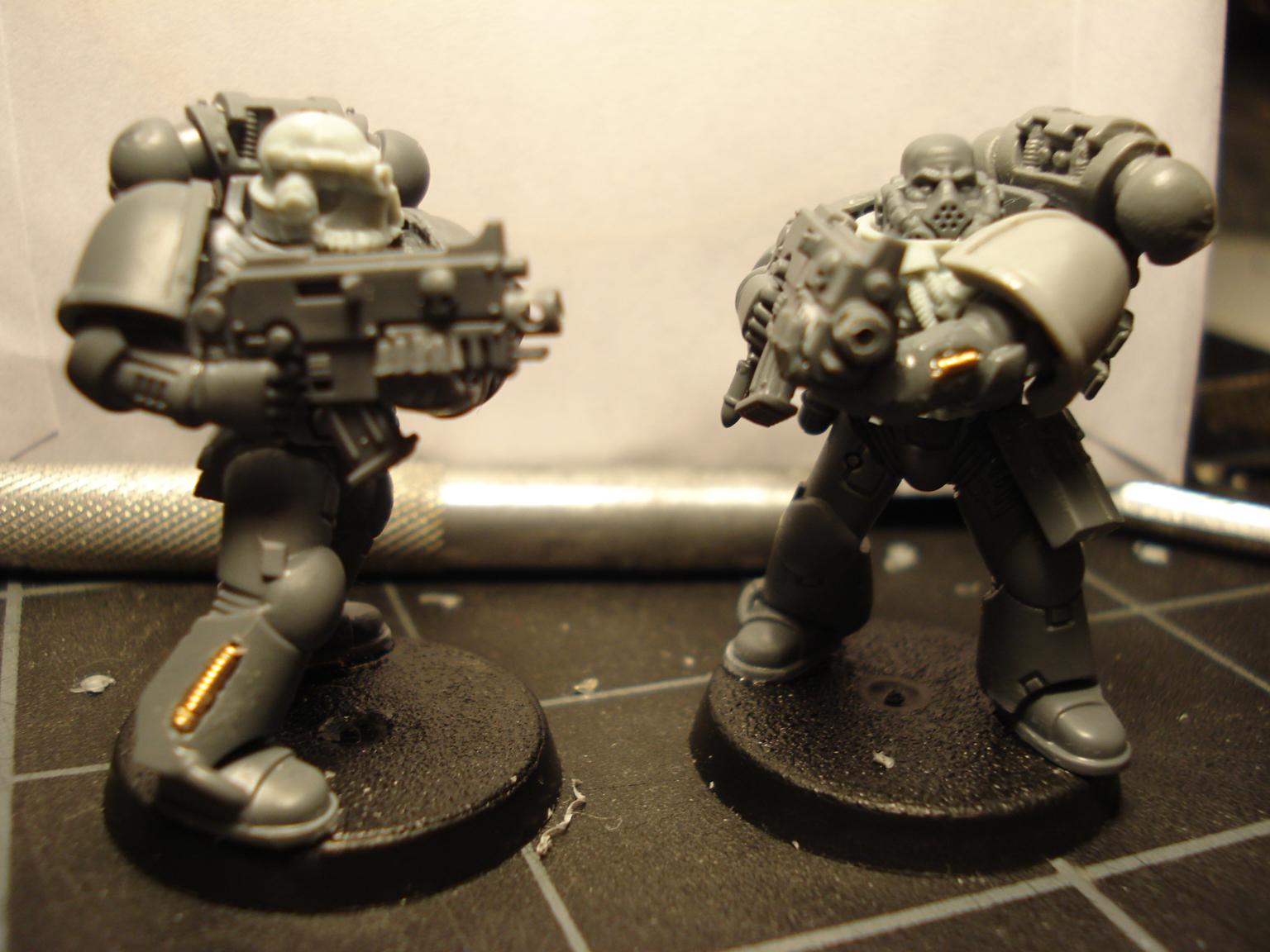 Bionics, Iron Hands, Meltagun, Power Fist, Servo Arm, Space Marines, Techmarine