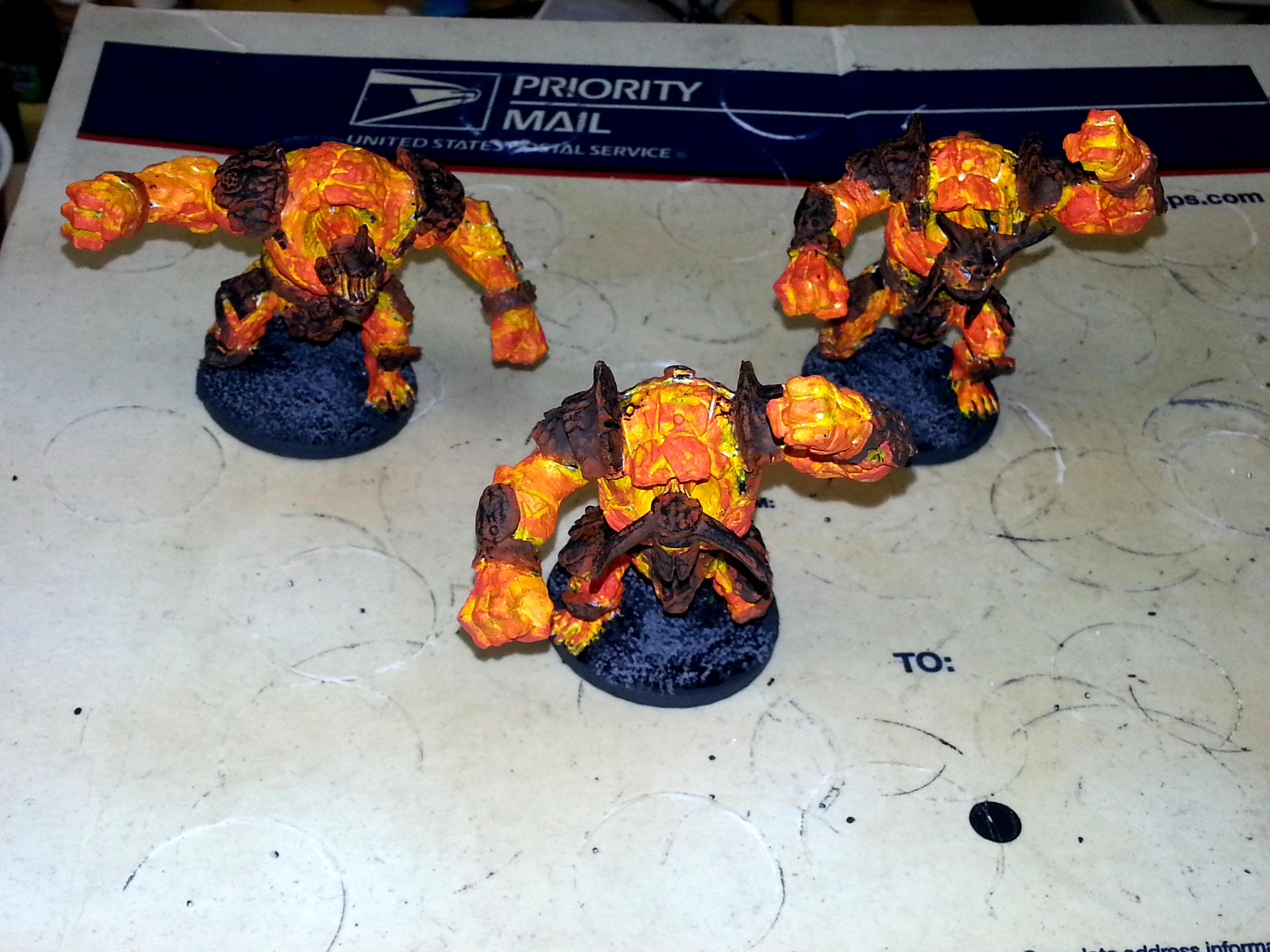 Abyssal, Golem, Lava, Mantic