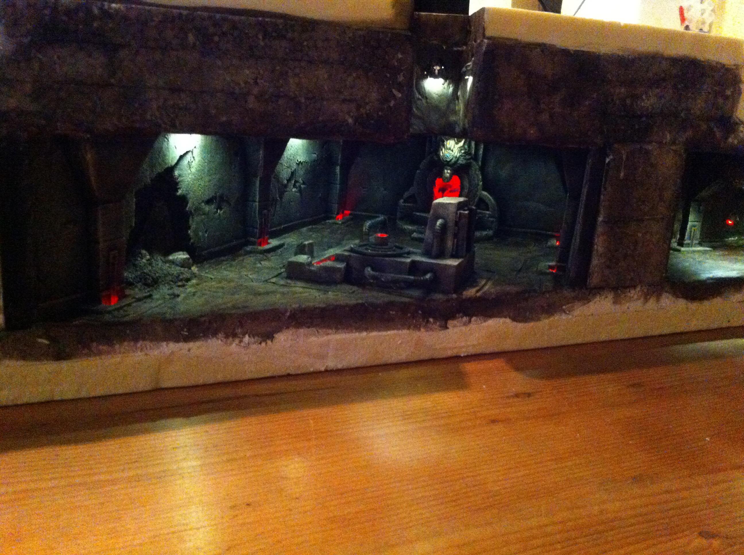 Ancient, Fortress, Space, Temple, Terrain, Wolves, Work In Progress