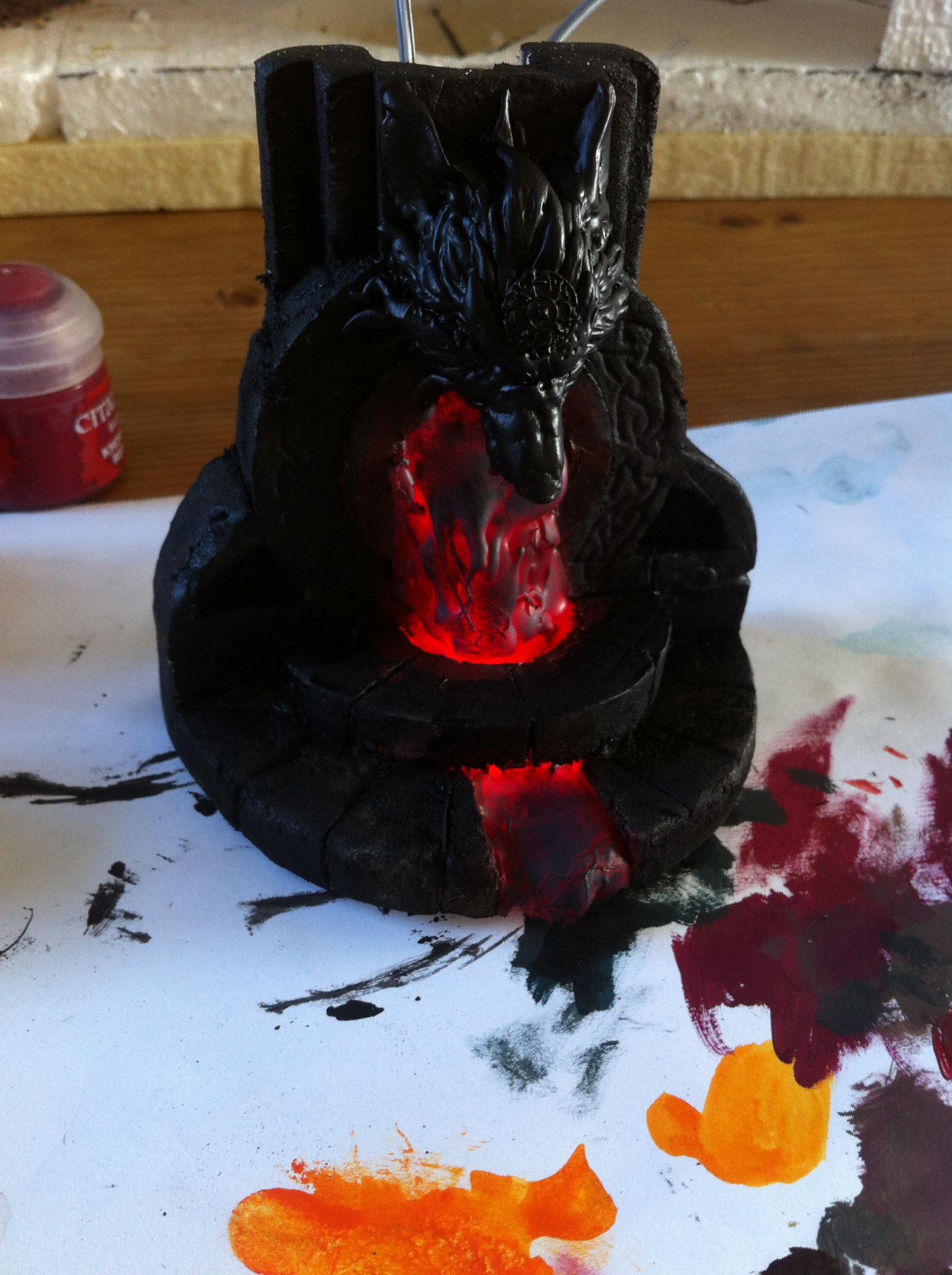 Battle, Board, Fortress, Space, Temple, Terrain, Wolves, Work In Progress