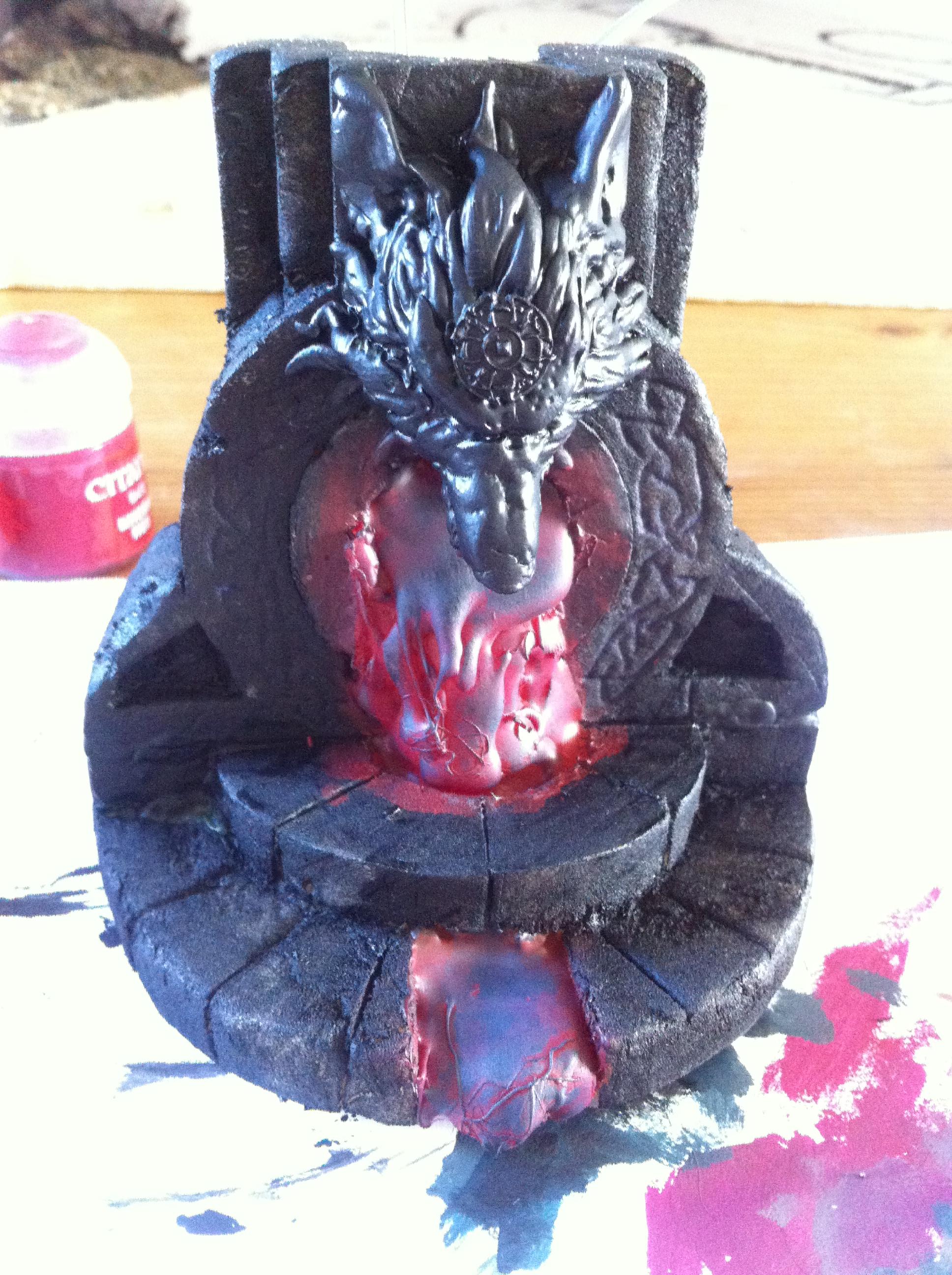 Battle, Board, Fortress, Space, Temple, Terrain, Wolves, Work In Progress